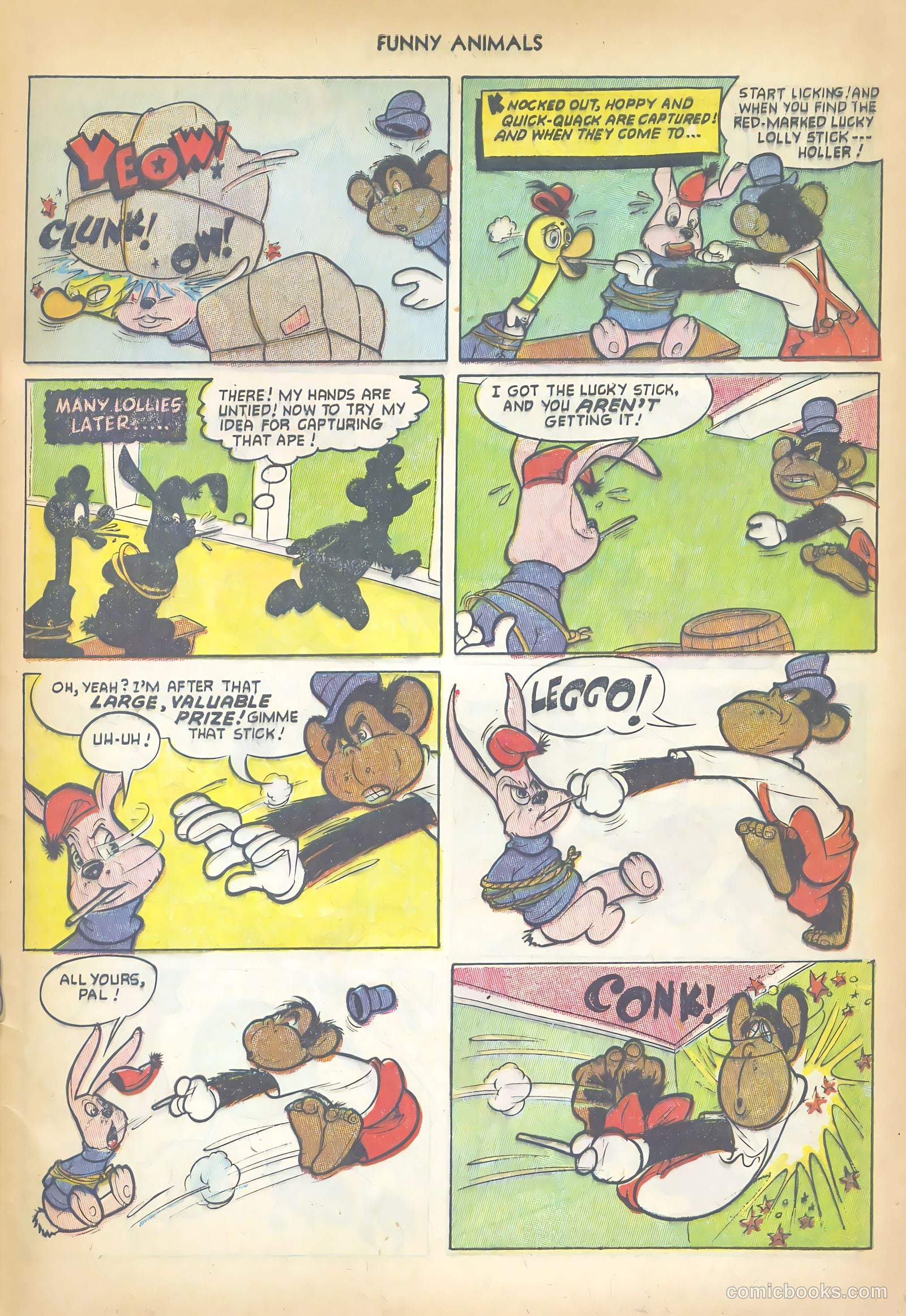 Fawcett's Funny Animals #81 (1953) — page 33 of 36