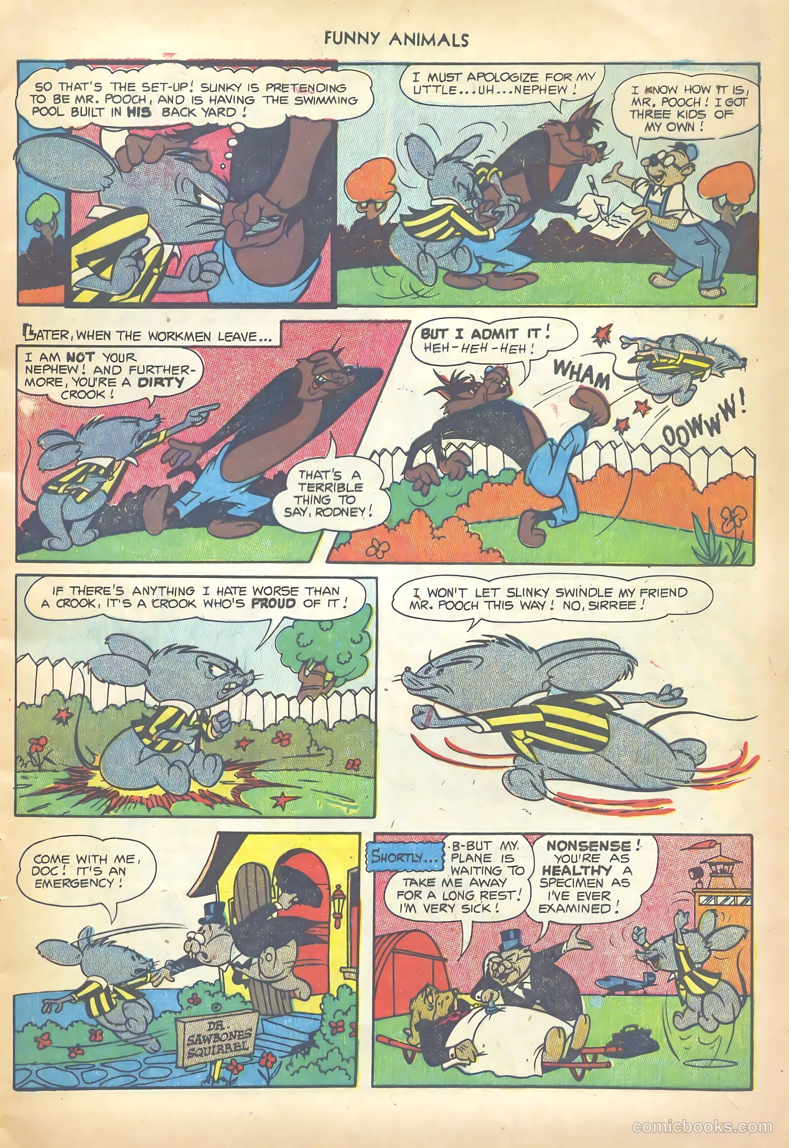 Fawcett's Funny Animals #82 (1953) — page 9 of 36