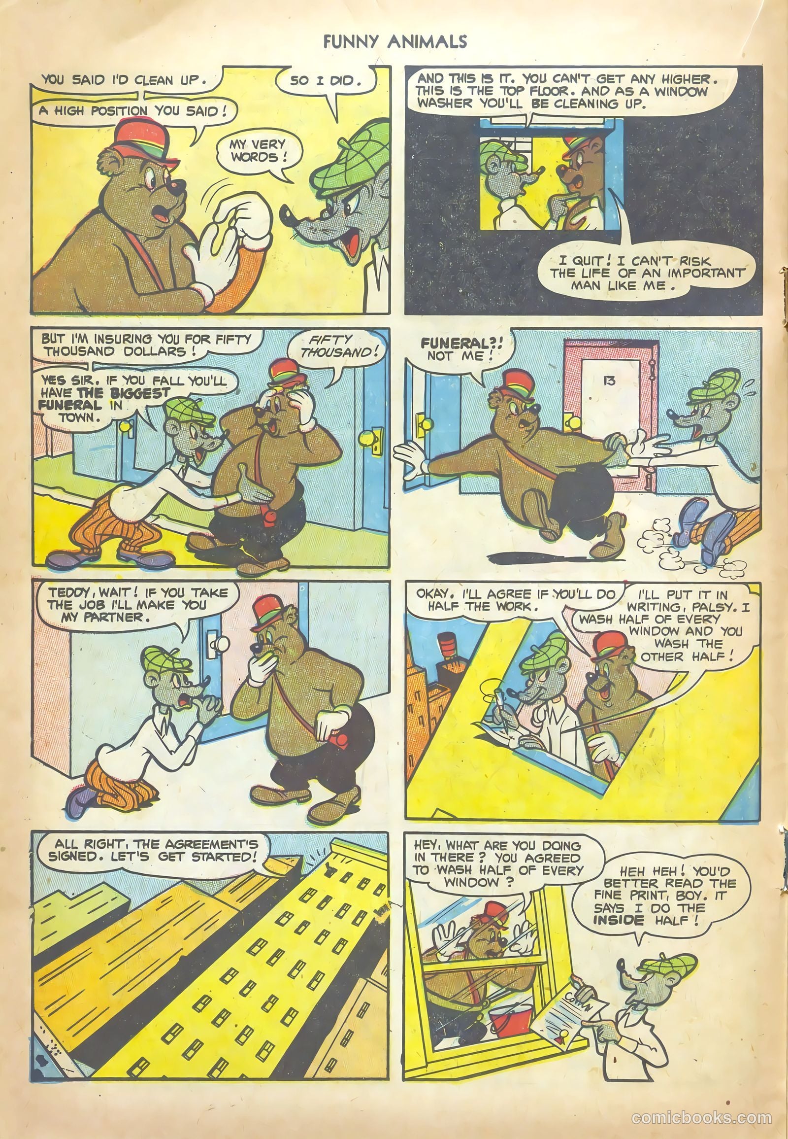 Fawcett's Funny Animals #82 (1953) — page 14 of 36