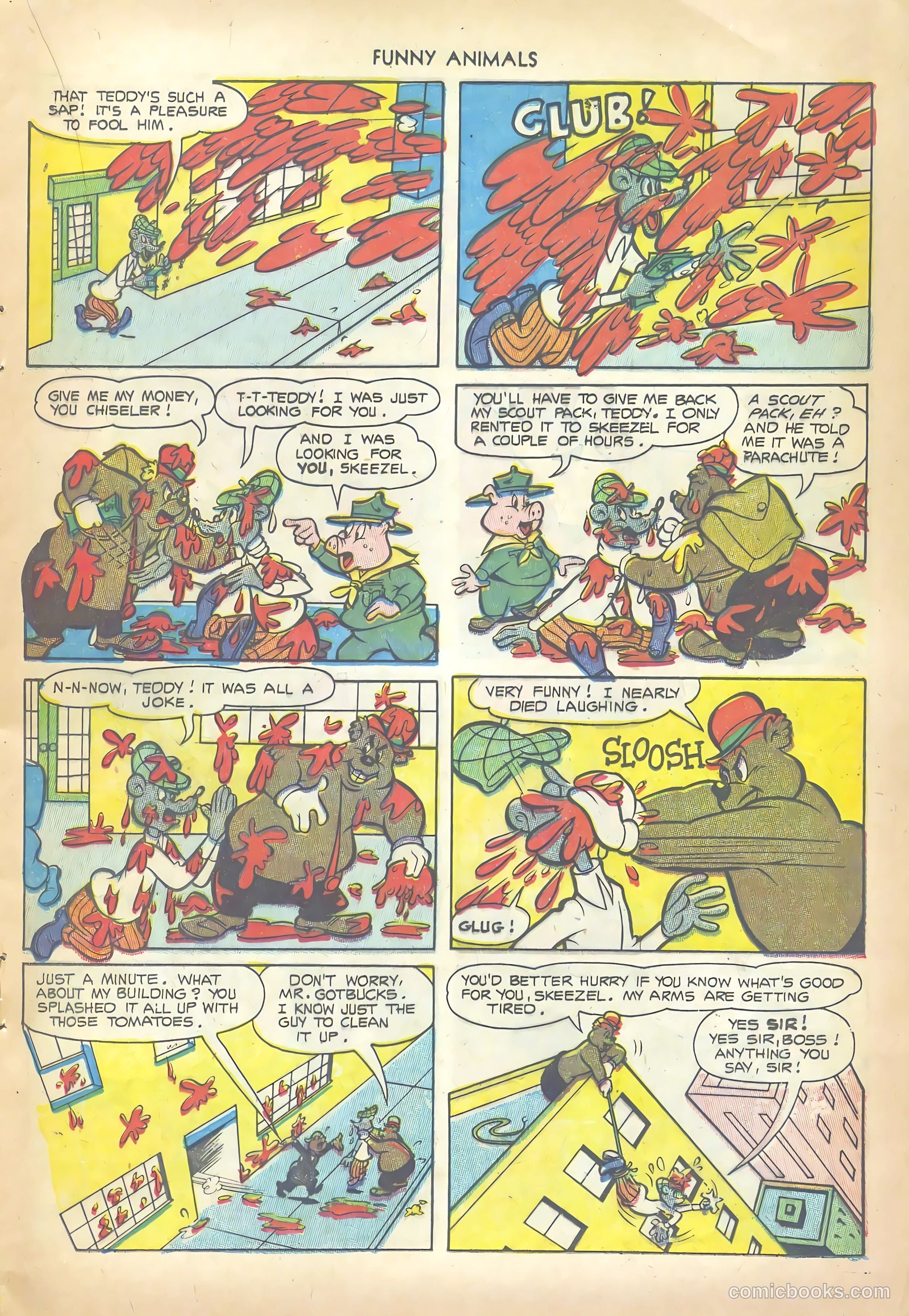 Fawcett's Funny Animals #82 (1953) — page 17 of 36