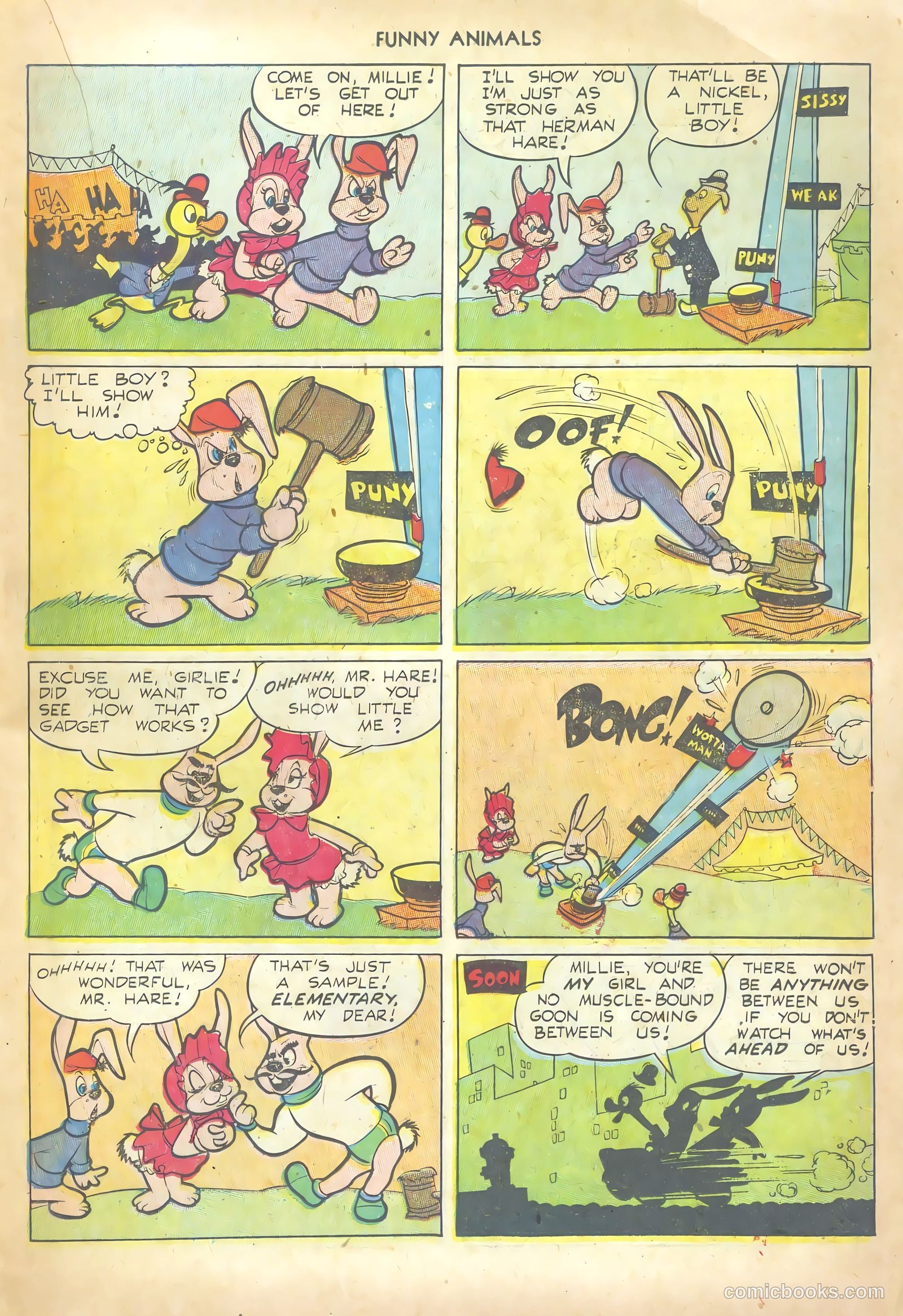 Fawcett's Funny Animals #82 (1953) — page 19 of 36