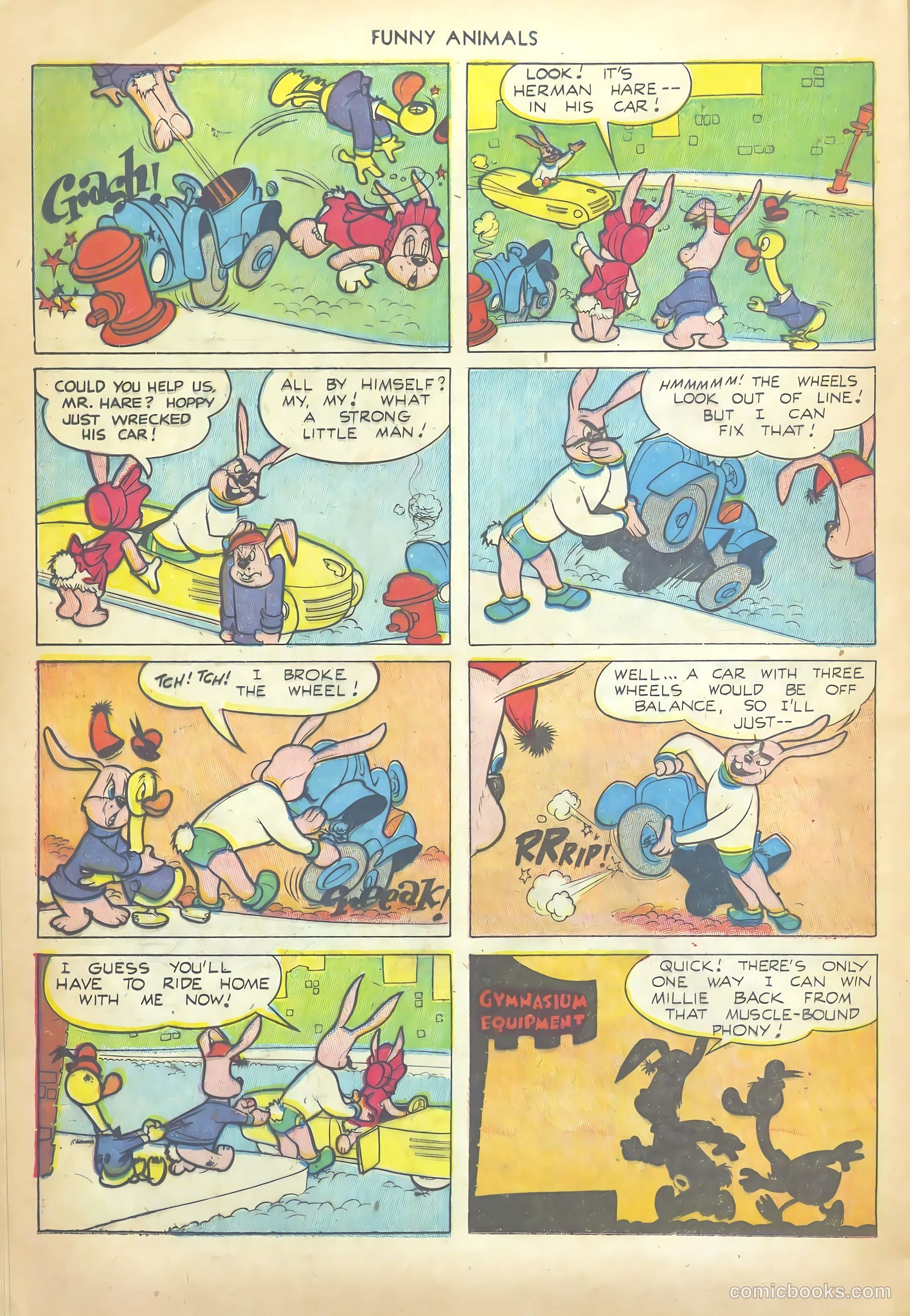 Fawcett's Funny Animals #82 (1953) — page 20 of 36