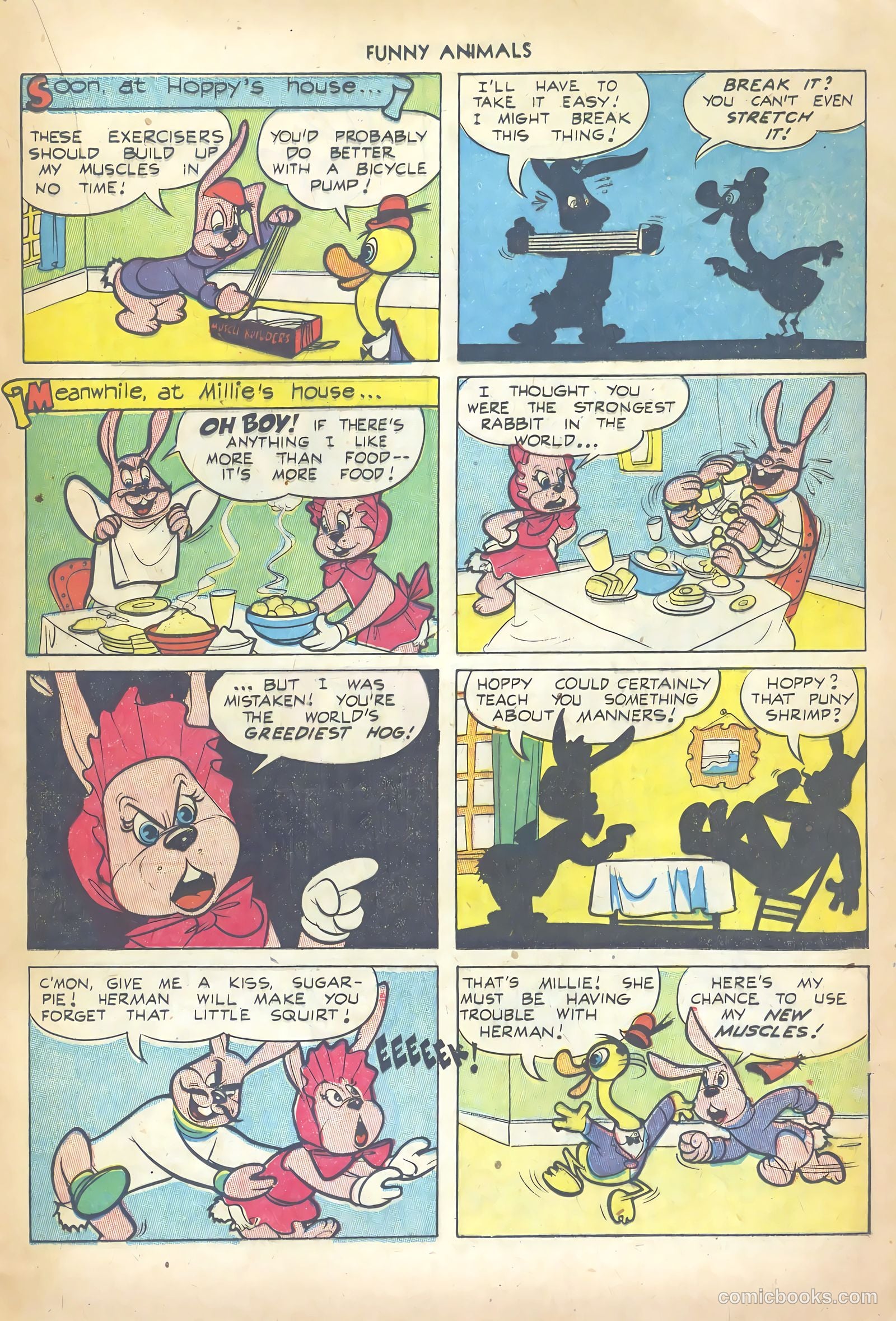 Fawcett's Funny Animals #82 (1953) — page 21 of 36