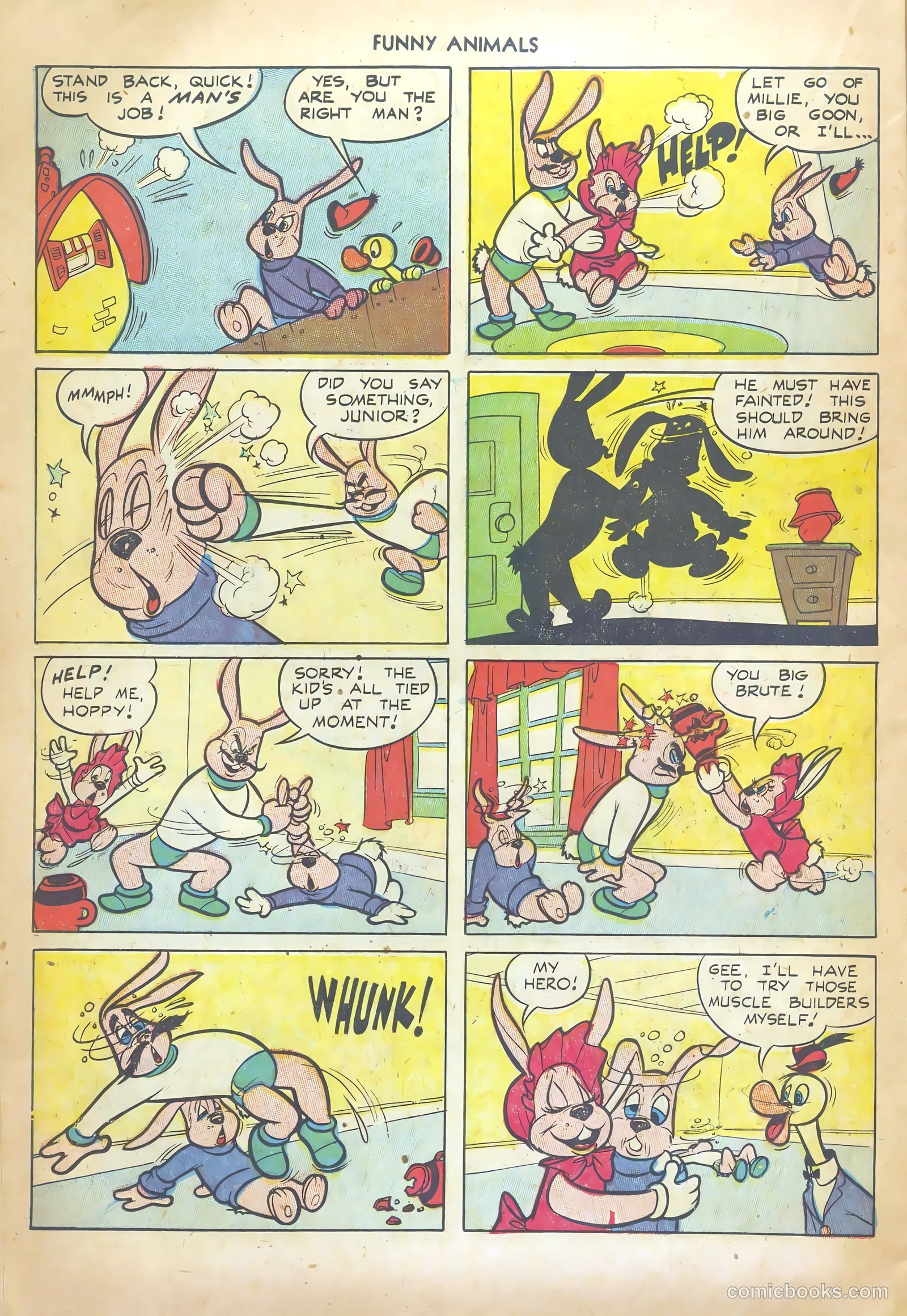 Fawcett's Funny Animals #82 (1953) — page 22 of 36