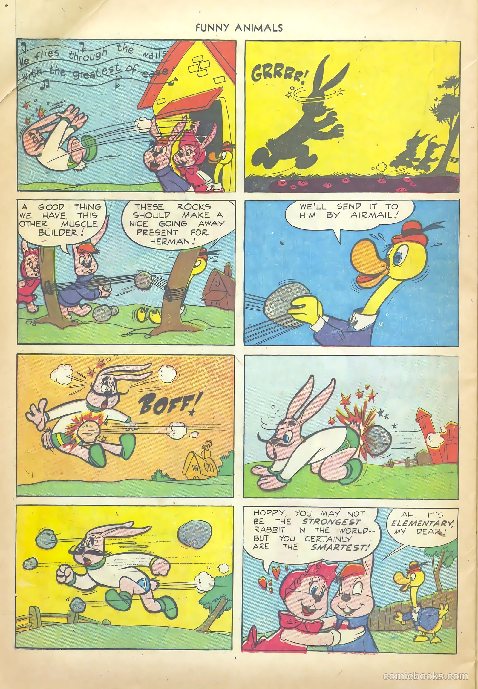 Fawcett's Funny Animals #82 (1953) — page 24 of 36