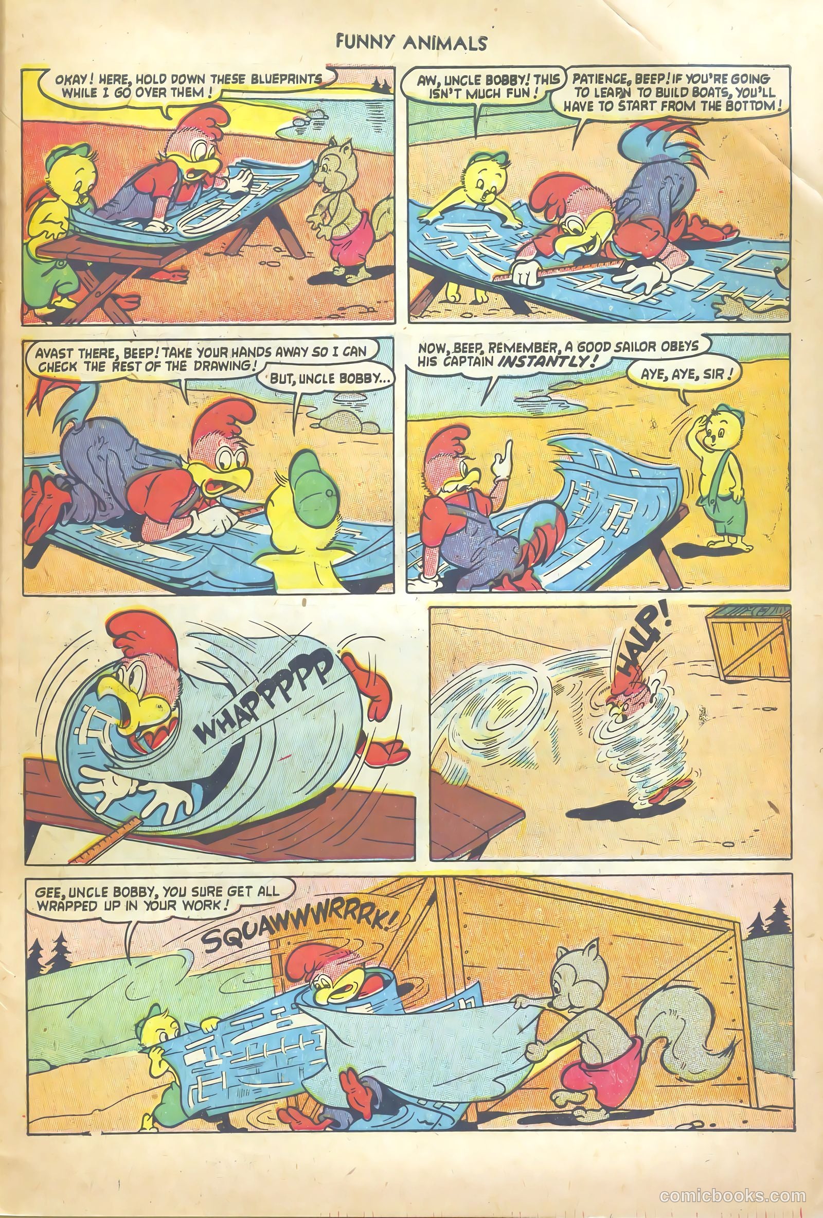 Fawcett's Funny Animals #82 (1953) — page 27 of 36