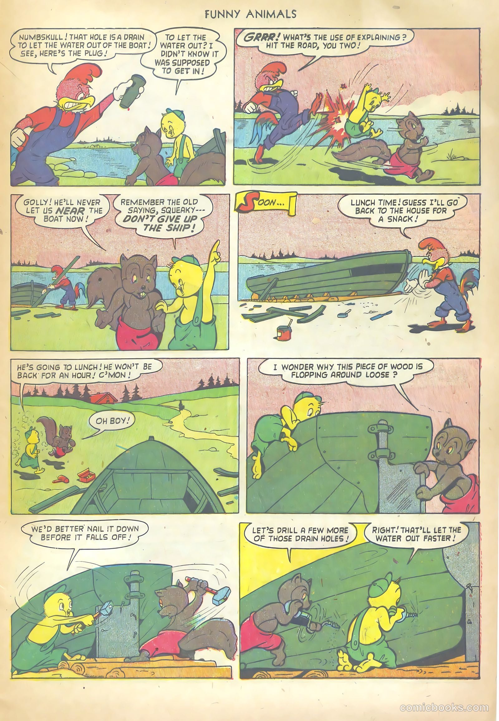Fawcett's Funny Animals #82 (1953) — page 29 of 36