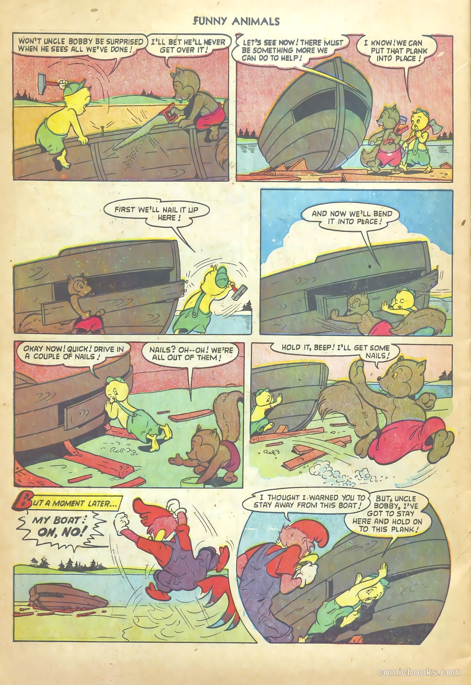 Fawcett's Funny Animals #82 (1953) — page 30 of 36