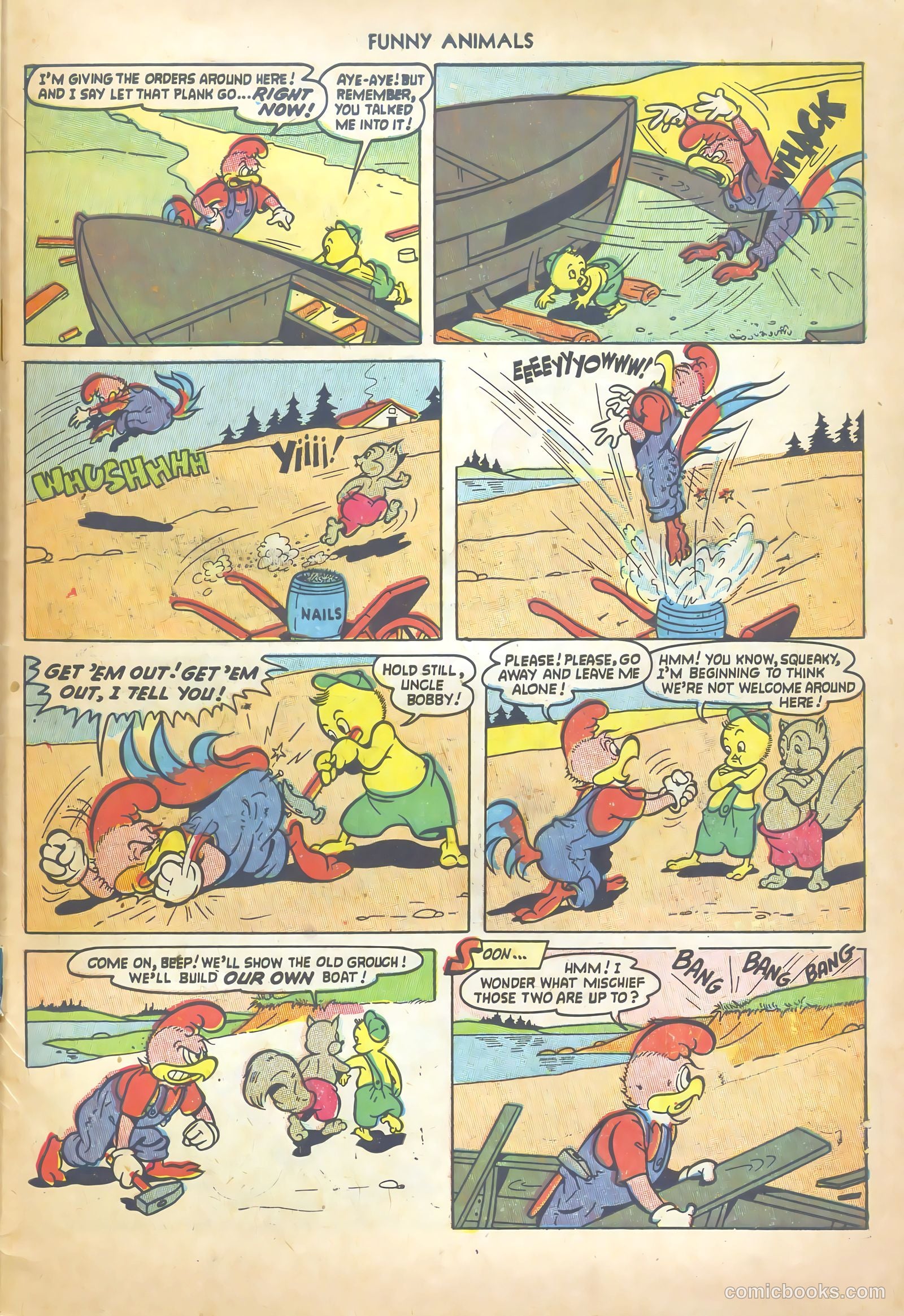 Fawcett's Funny Animals #82 (1953) — page 31 of 36