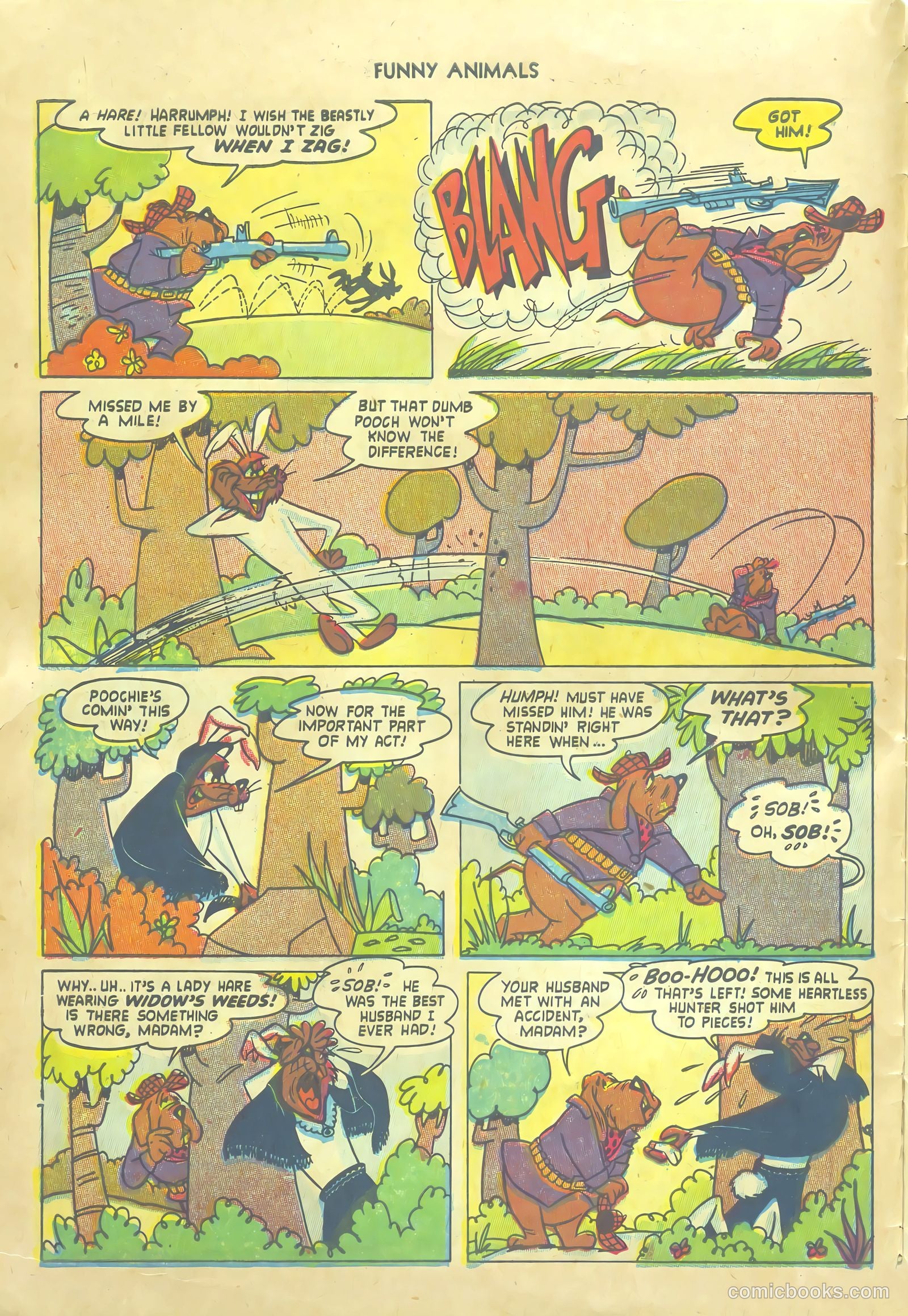 Fawcett's Funny Animals #83 (1954) — page 6 of 36