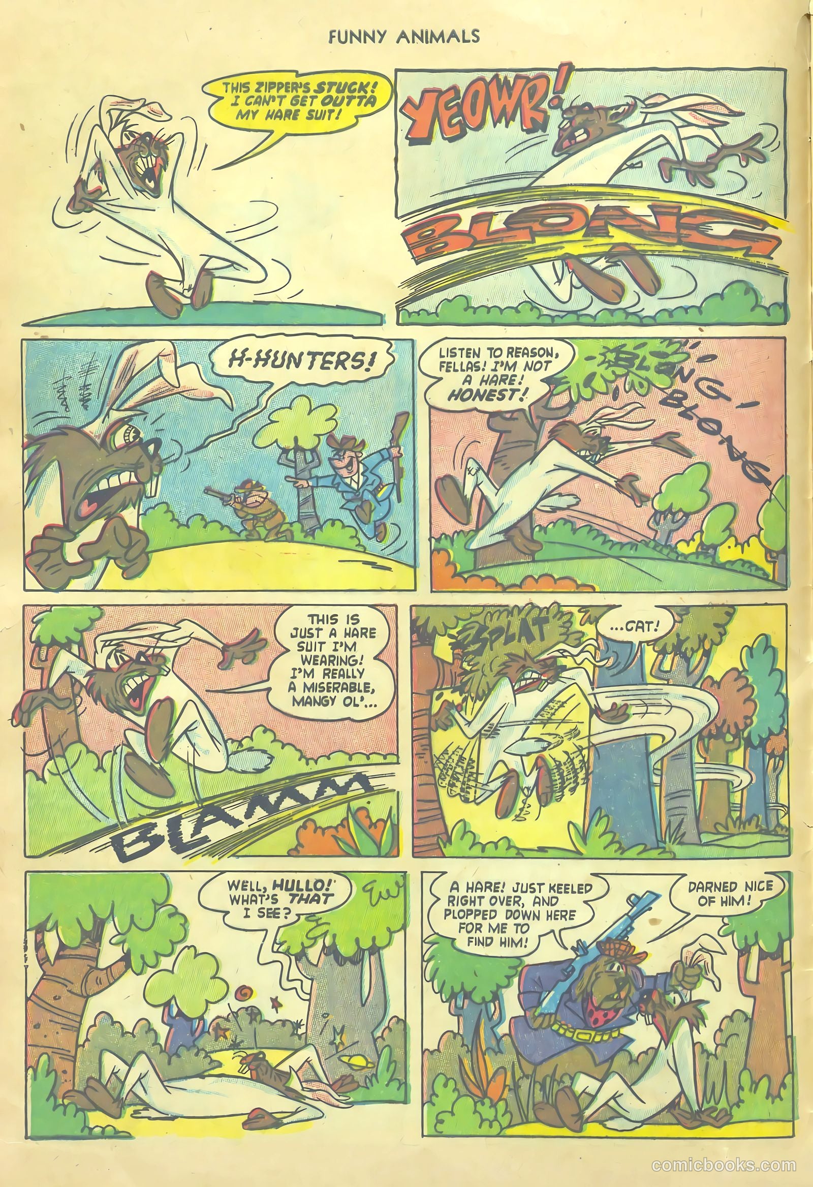 Fawcett's Funny Animals #83 (1954) — page 8 of 36