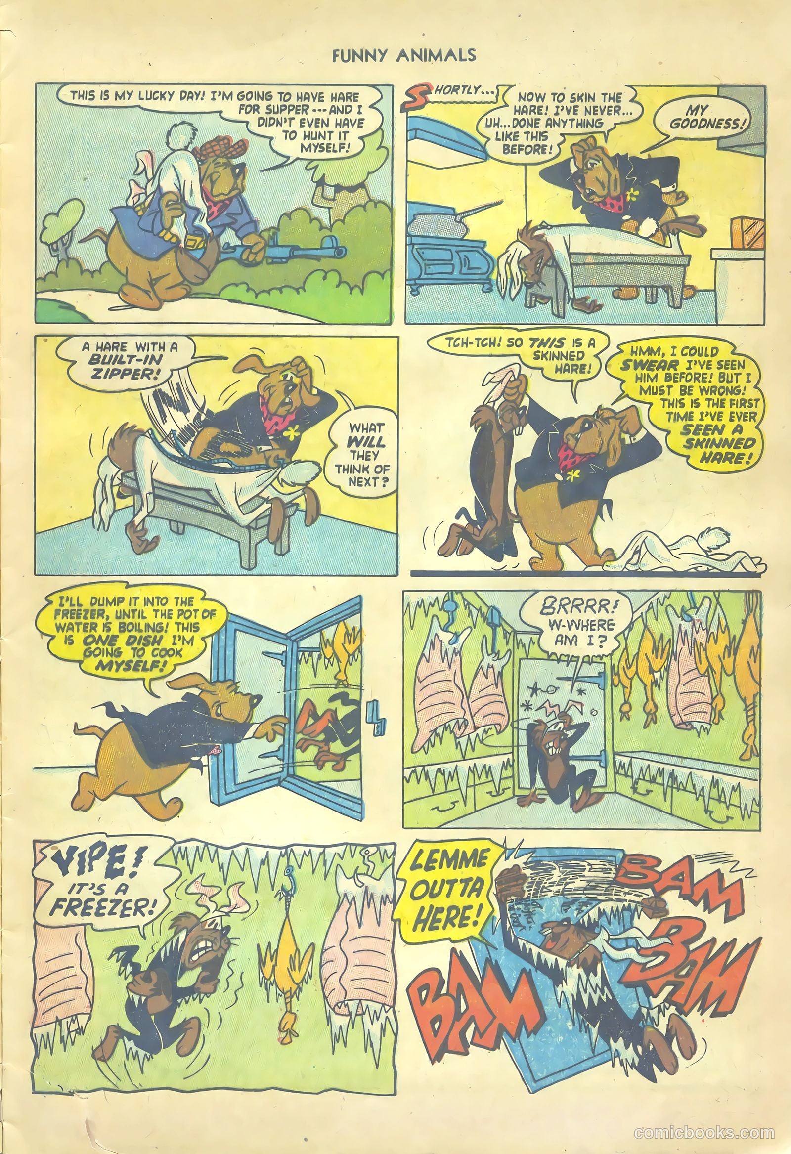 Fawcett's Funny Animals #83 (1954) — page 9 of 36