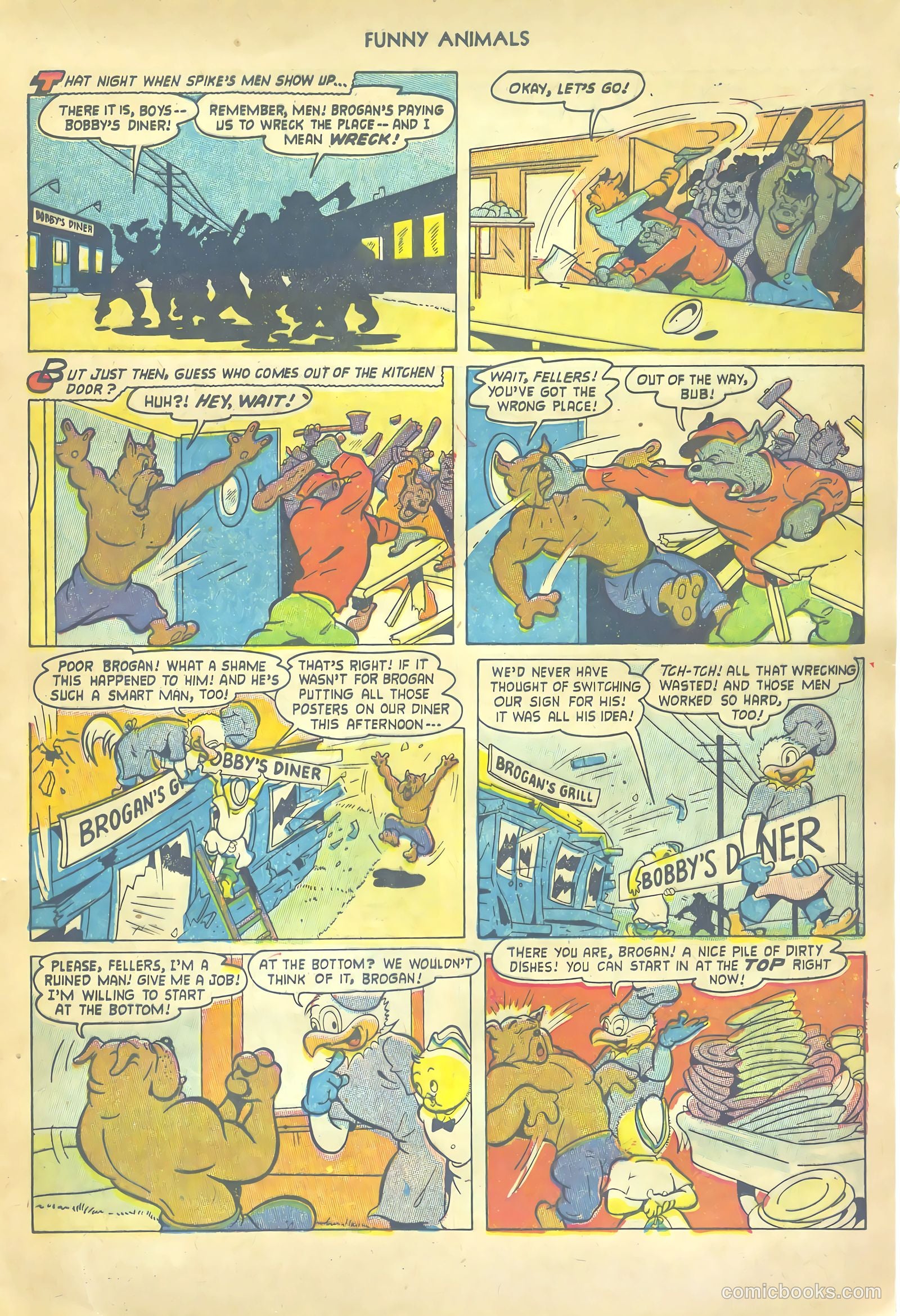 Fawcett's Funny Animals #83 (1954) — page 17 of 36