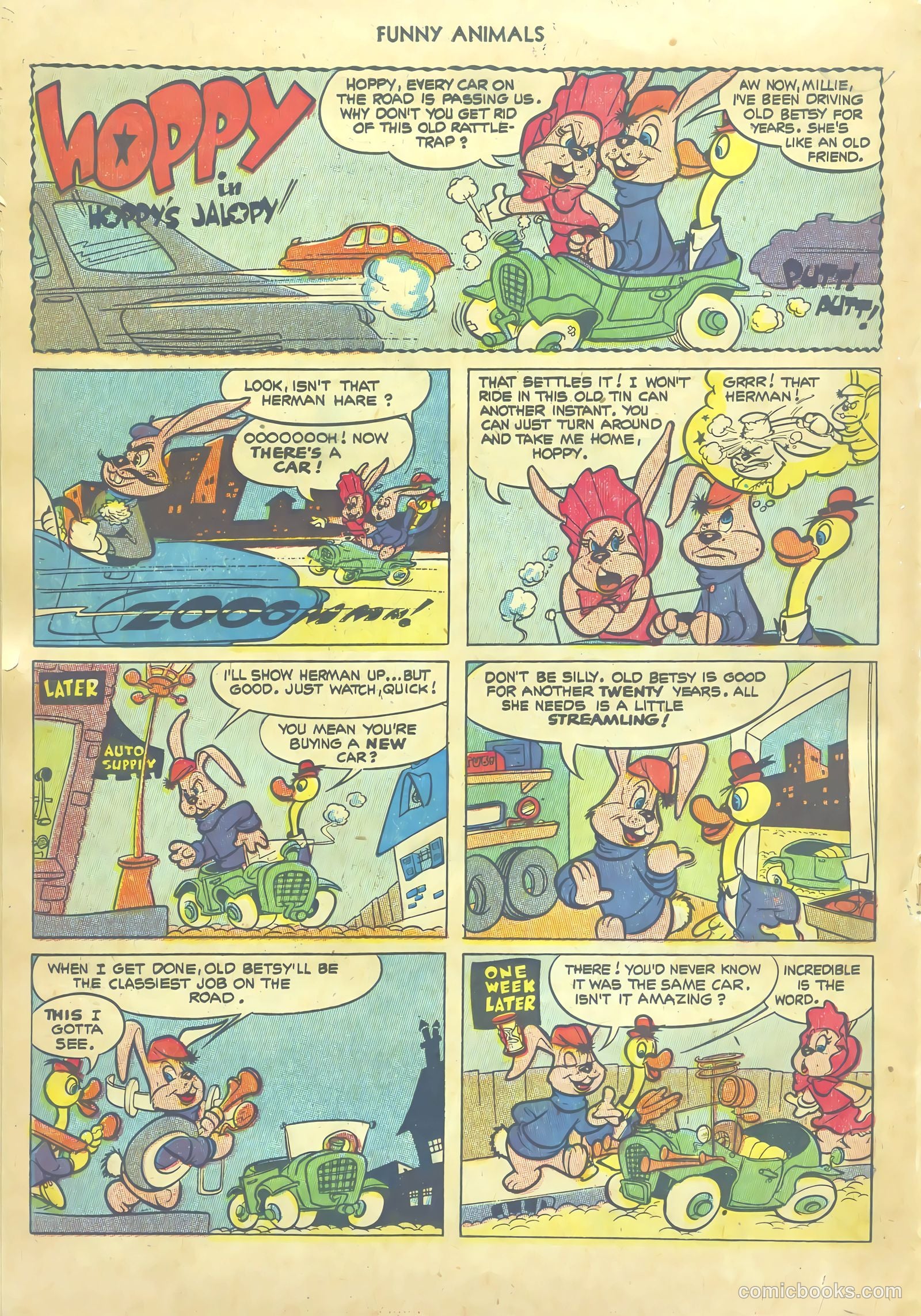 Fawcett's Funny Animals #83 (1954) — page 18 of 36