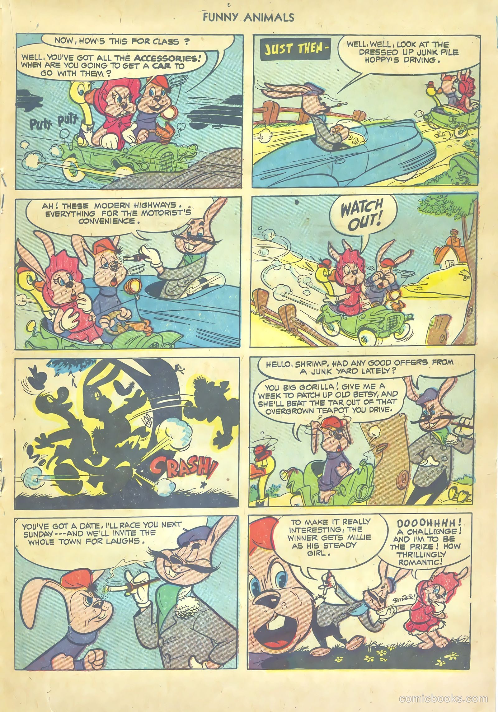 Fawcett's Funny Animals #83 (1954) — page 19 of 36