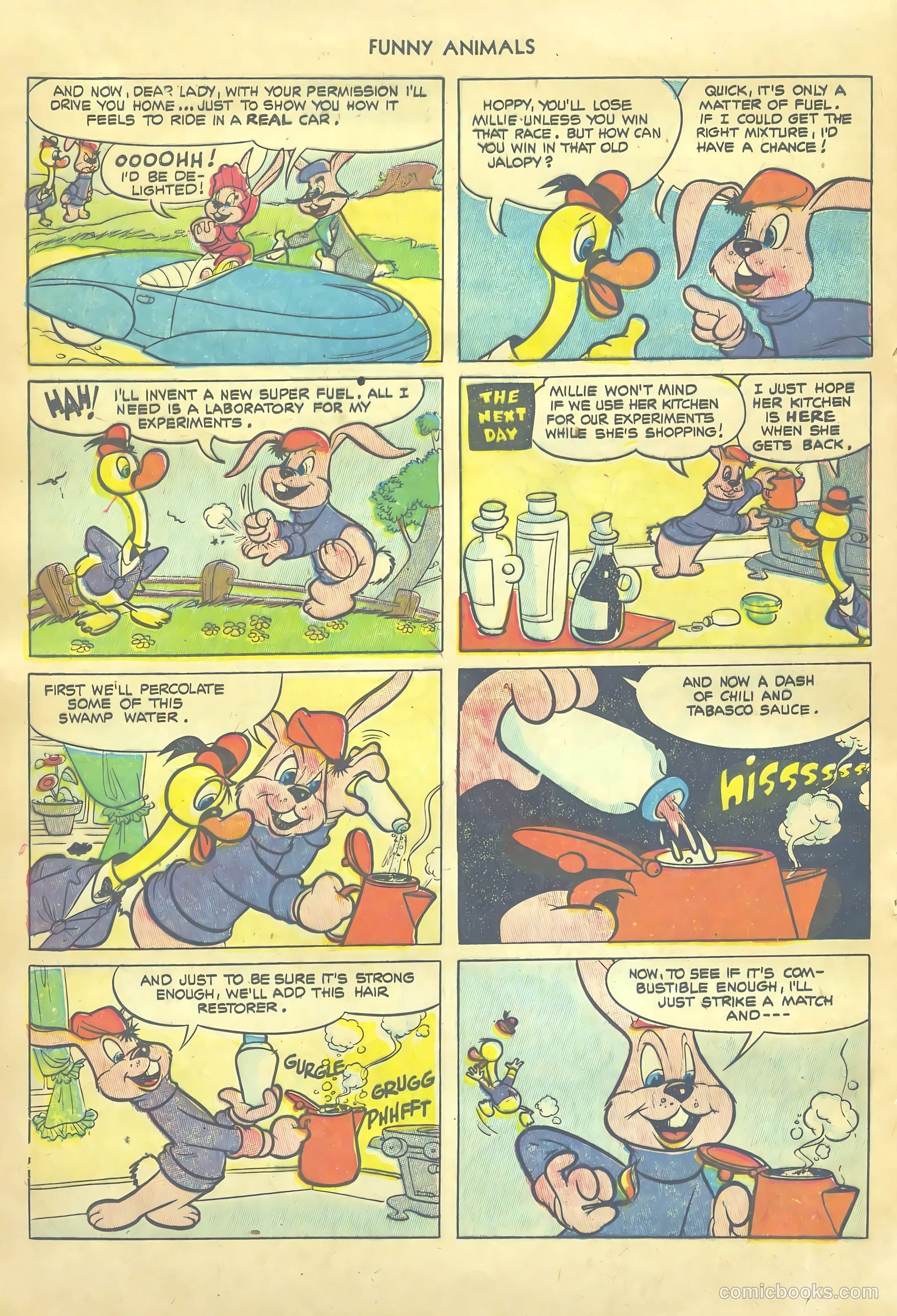Fawcett's Funny Animals #83 (1954) — page 20 of 36