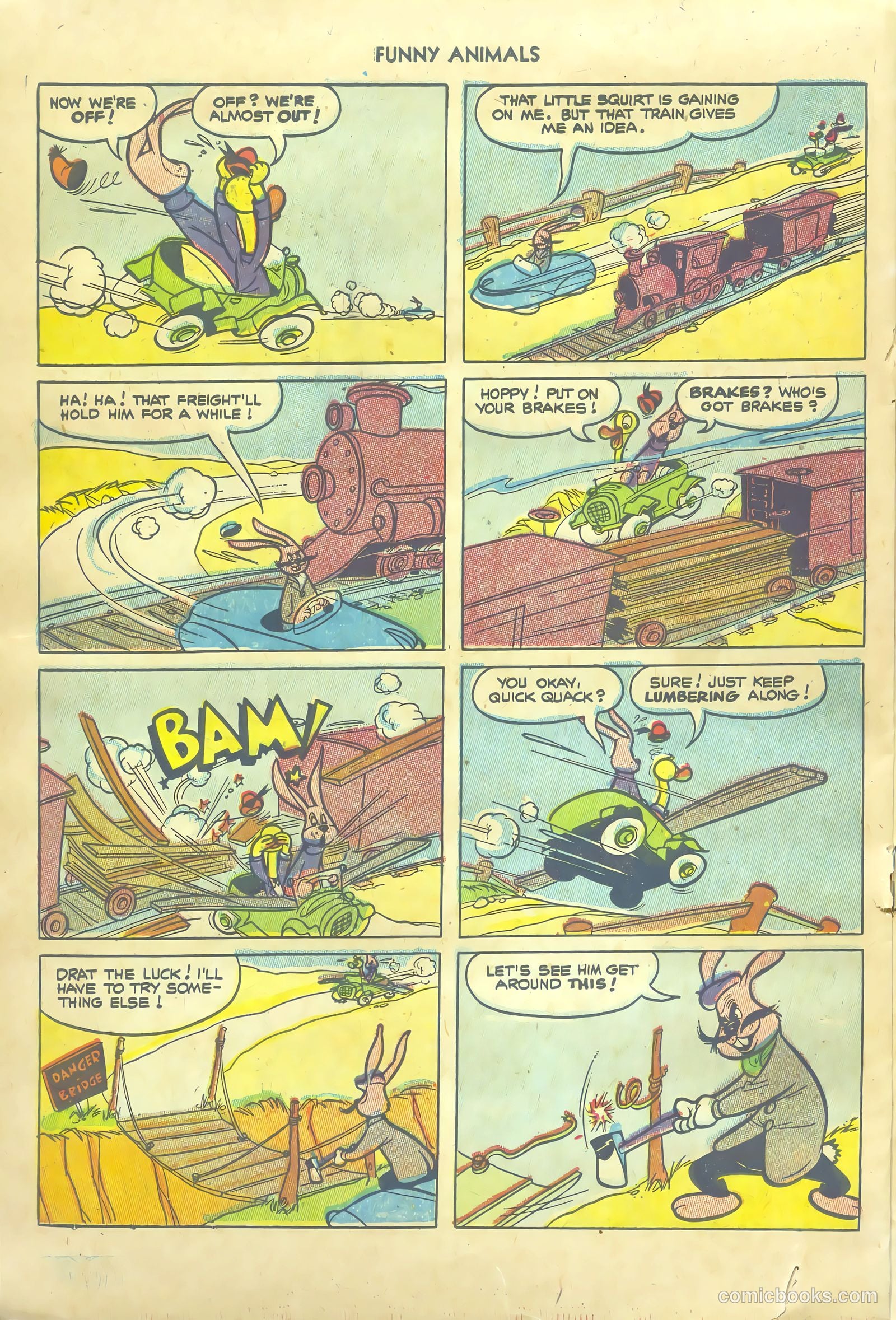 Fawcett's Funny Animals #83 (1954) — page 22 of 36