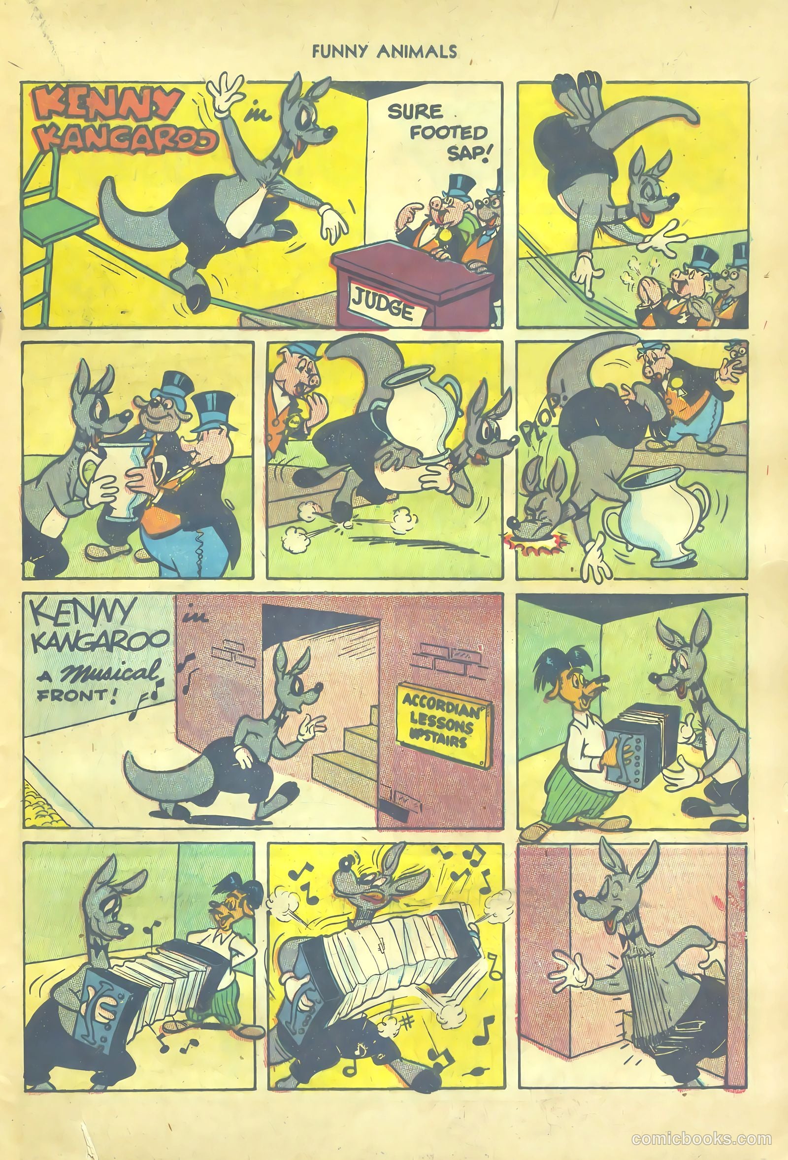Fawcett's Funny Animals #83 (1954) — page 25 of 36