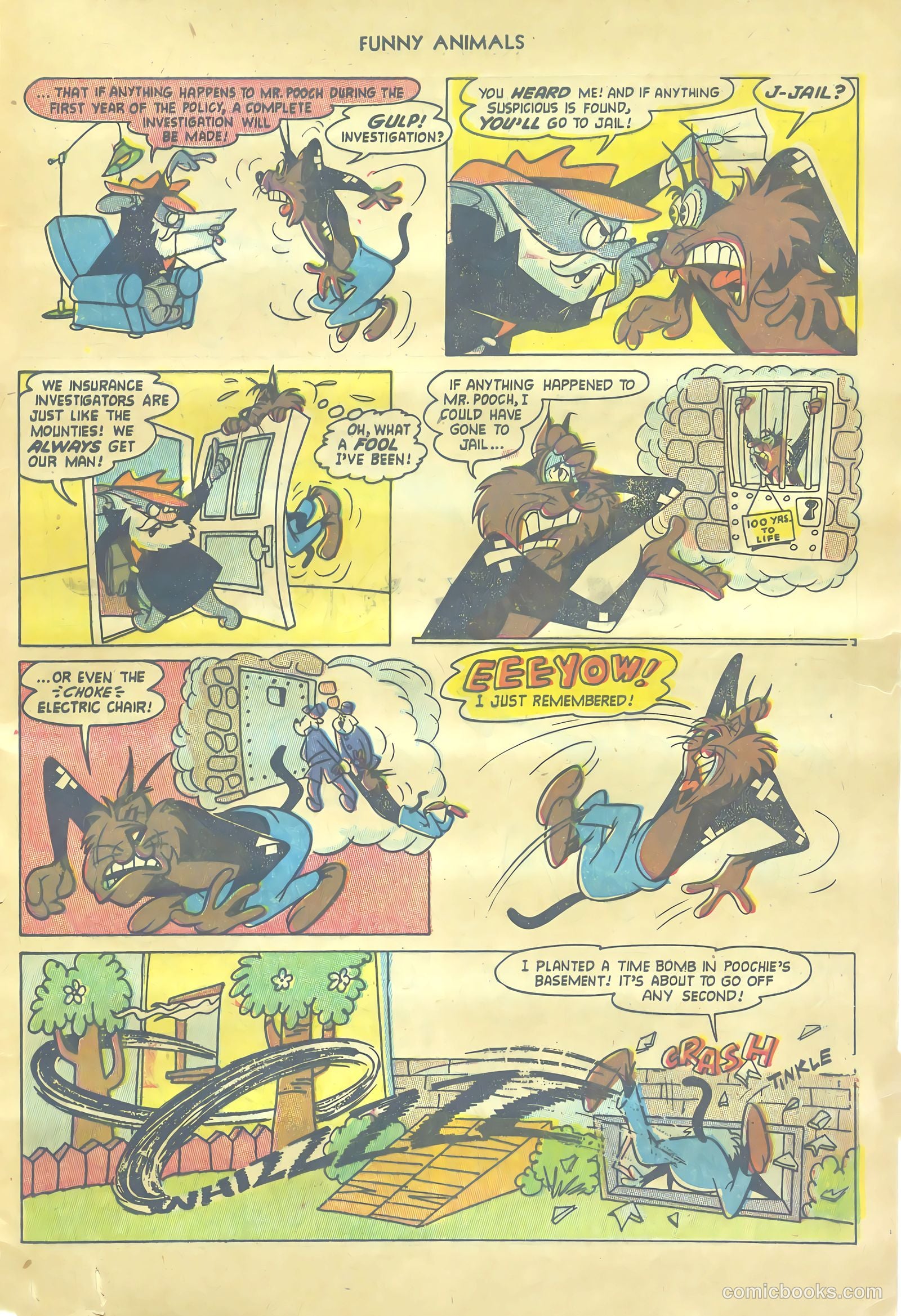 Fawcett's Funny Animals #83 (1954) — page 33 of 36