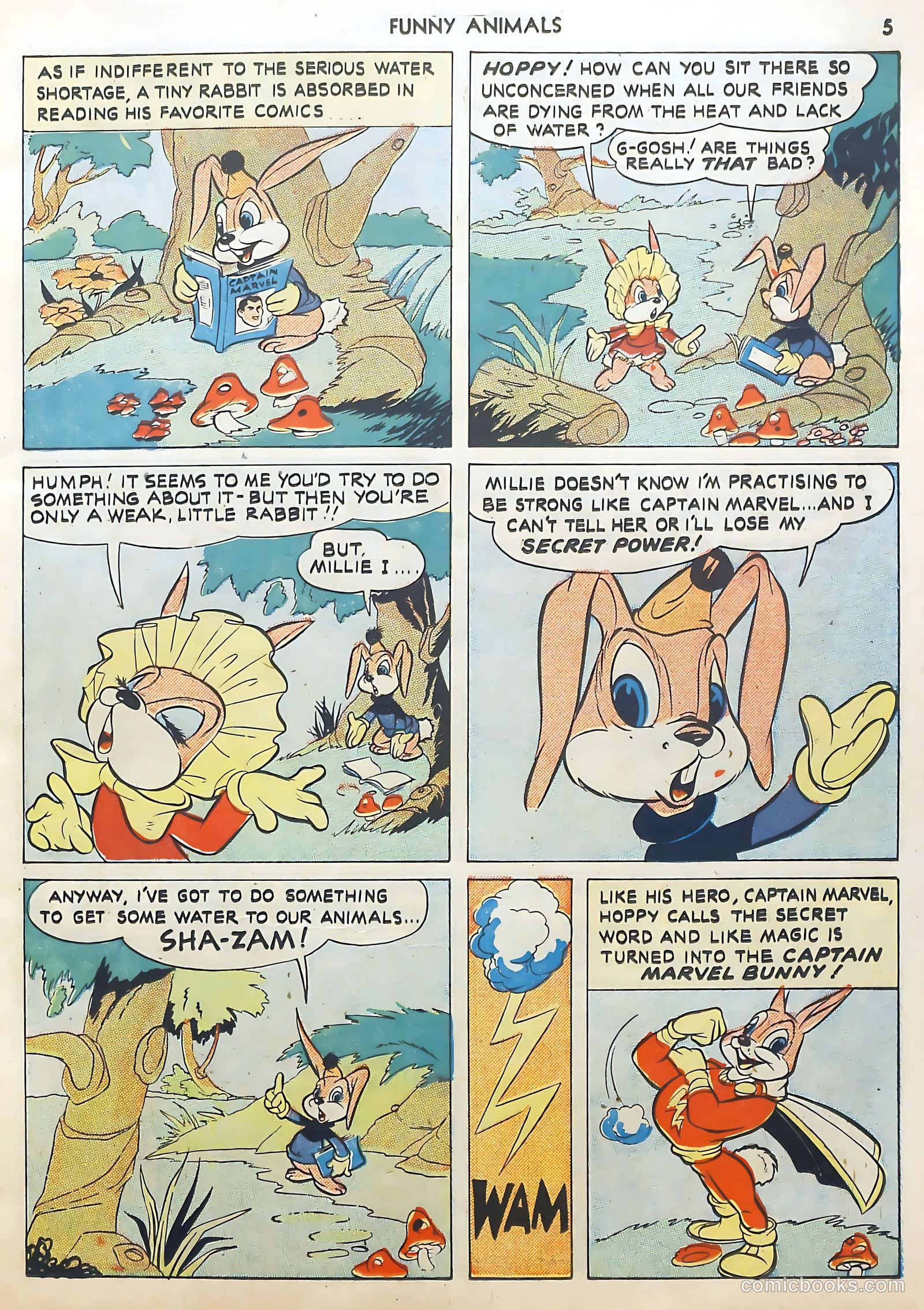 Fawcett's Funny Animals #9 (1943) — page 5 of 68