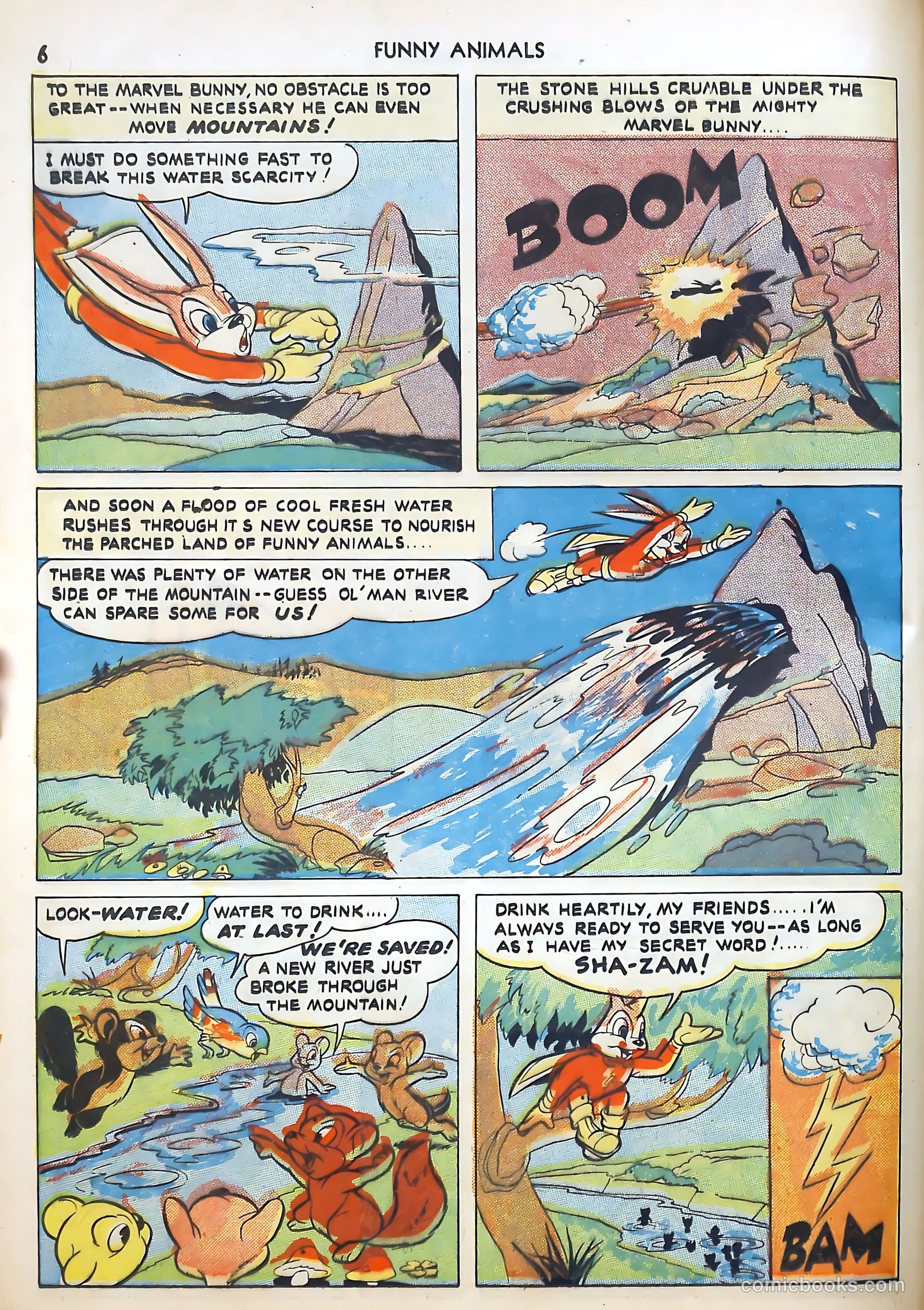 Fawcett's Funny Animals #9 (1943) — page 6 of 68