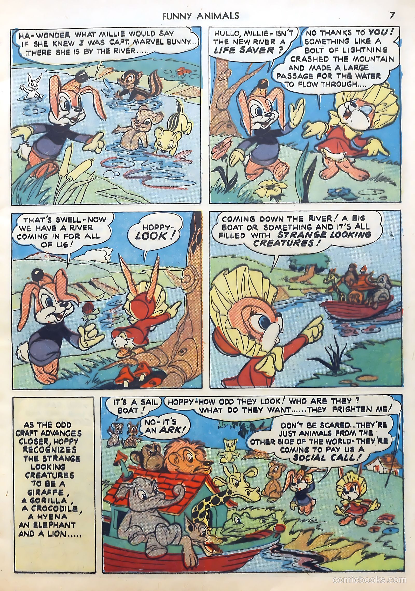 Fawcett's Funny Animals #9 (1943) — page 7 of 68