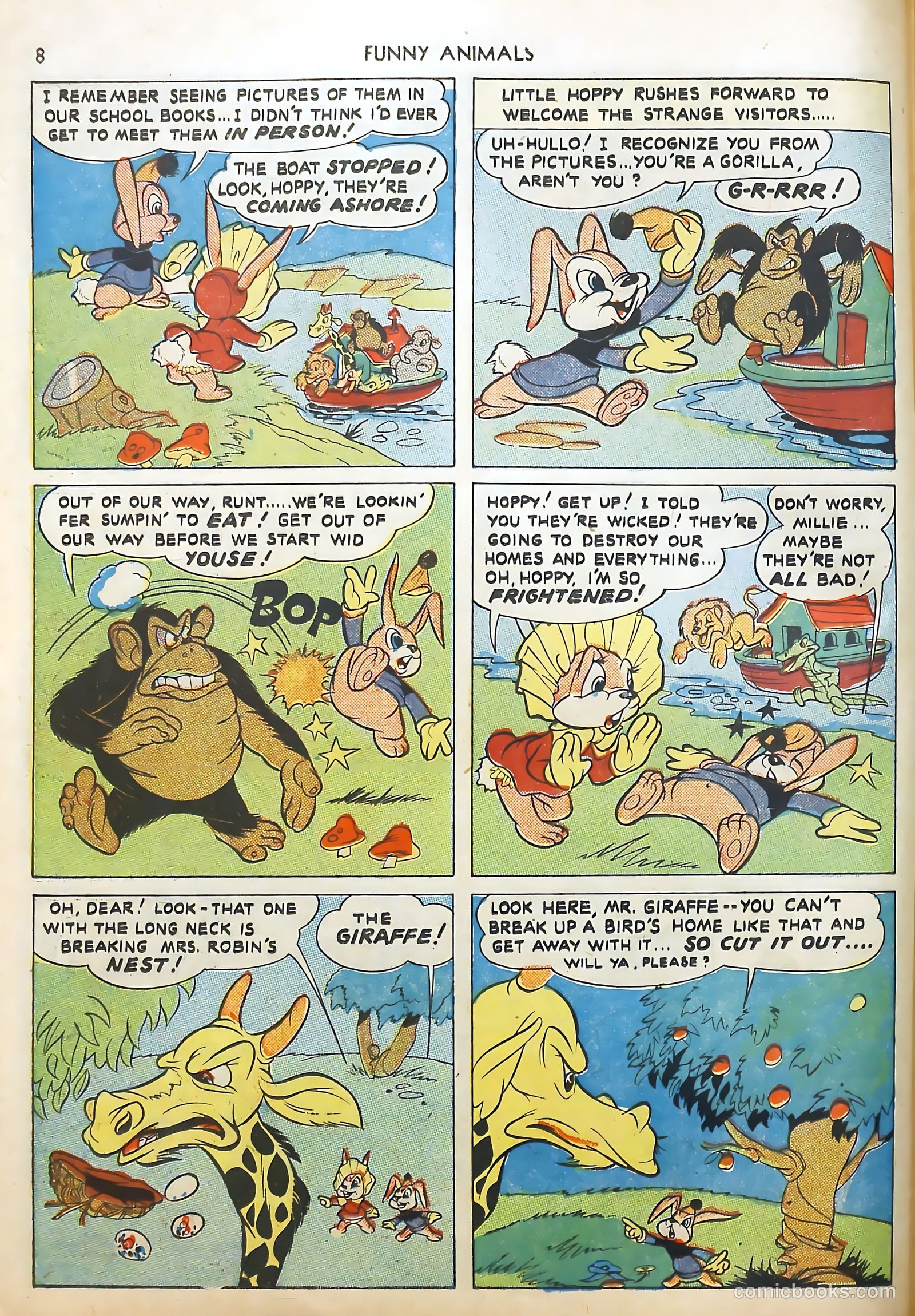 Fawcett's Funny Animals #9 (1943) — page 8 of 68