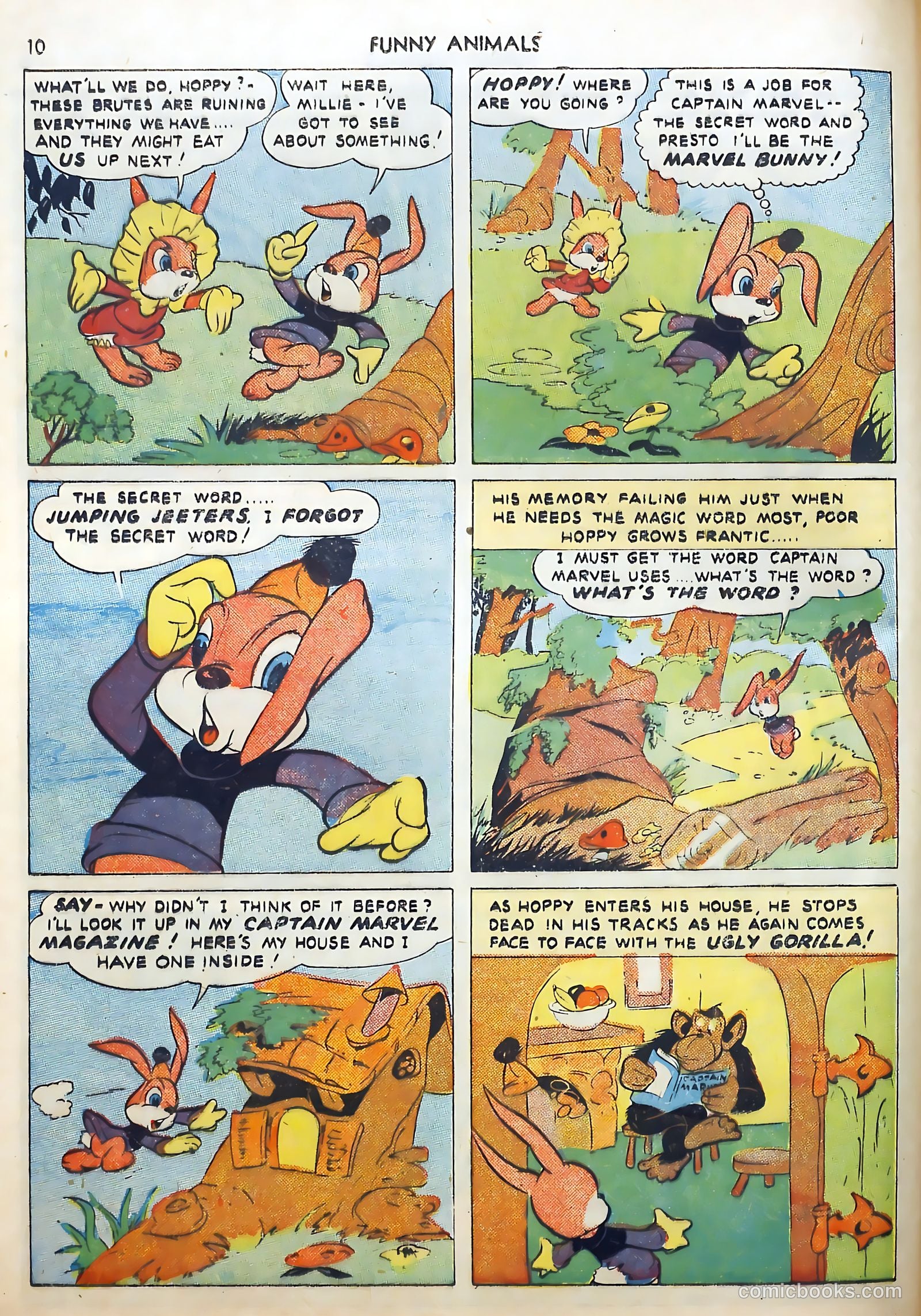Fawcett's Funny Animals #9 (1943) — page 10 of 68