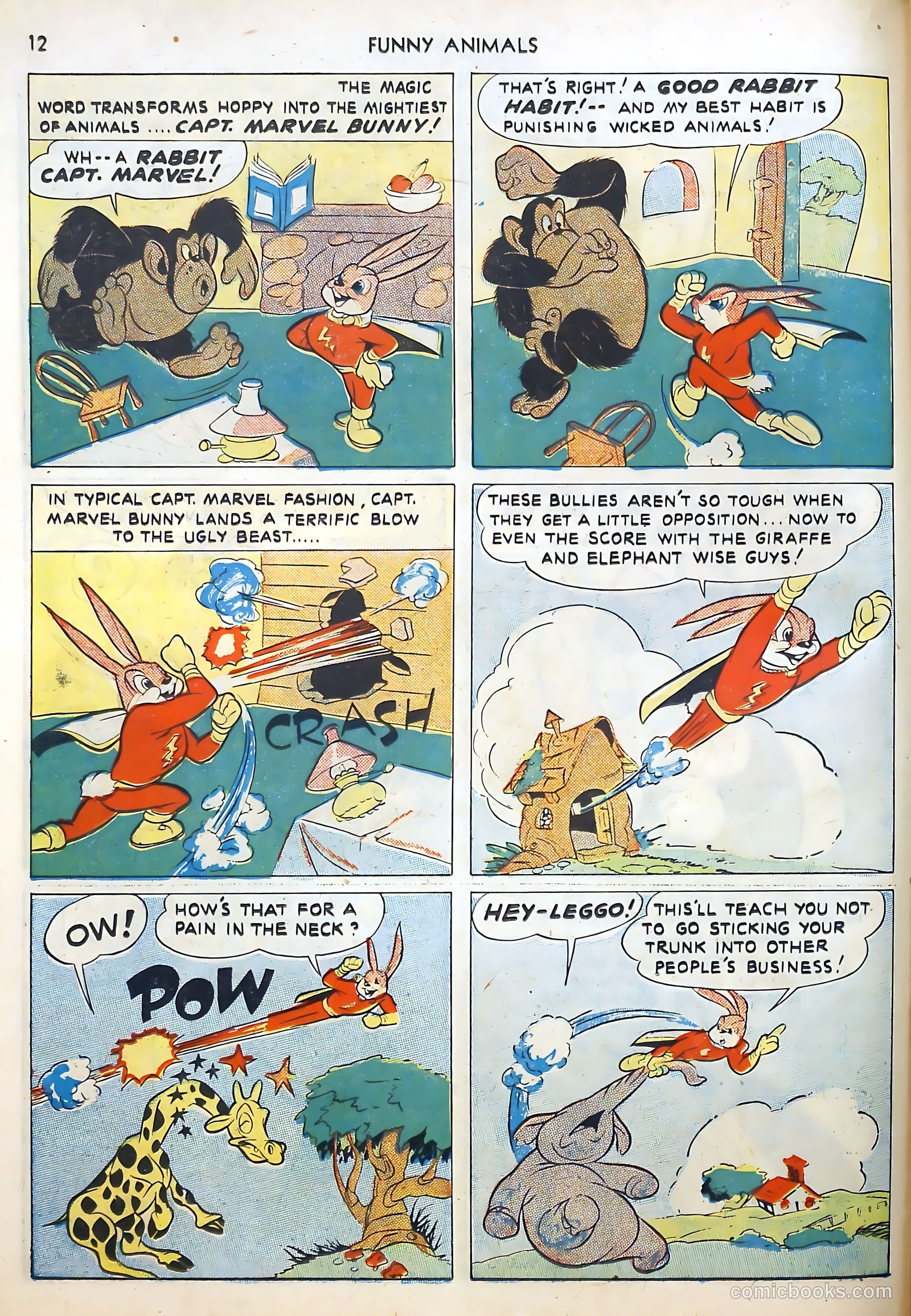 Fawcett's Funny Animals #9 (1943) — page 12 of 68