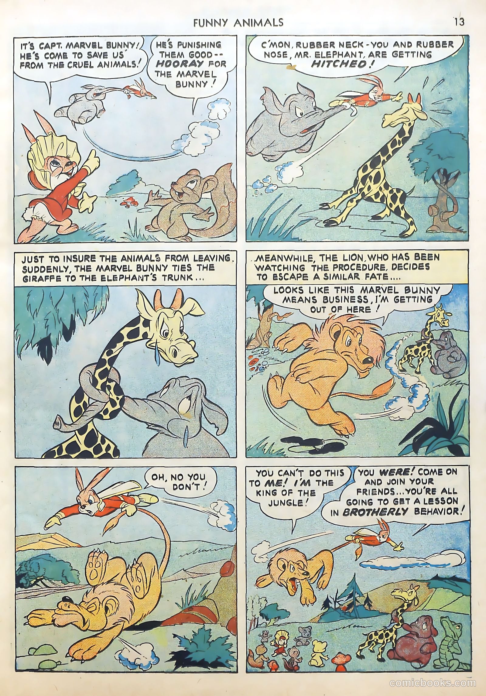 Fawcett's Funny Animals #9 (1943) — page 13 of 68