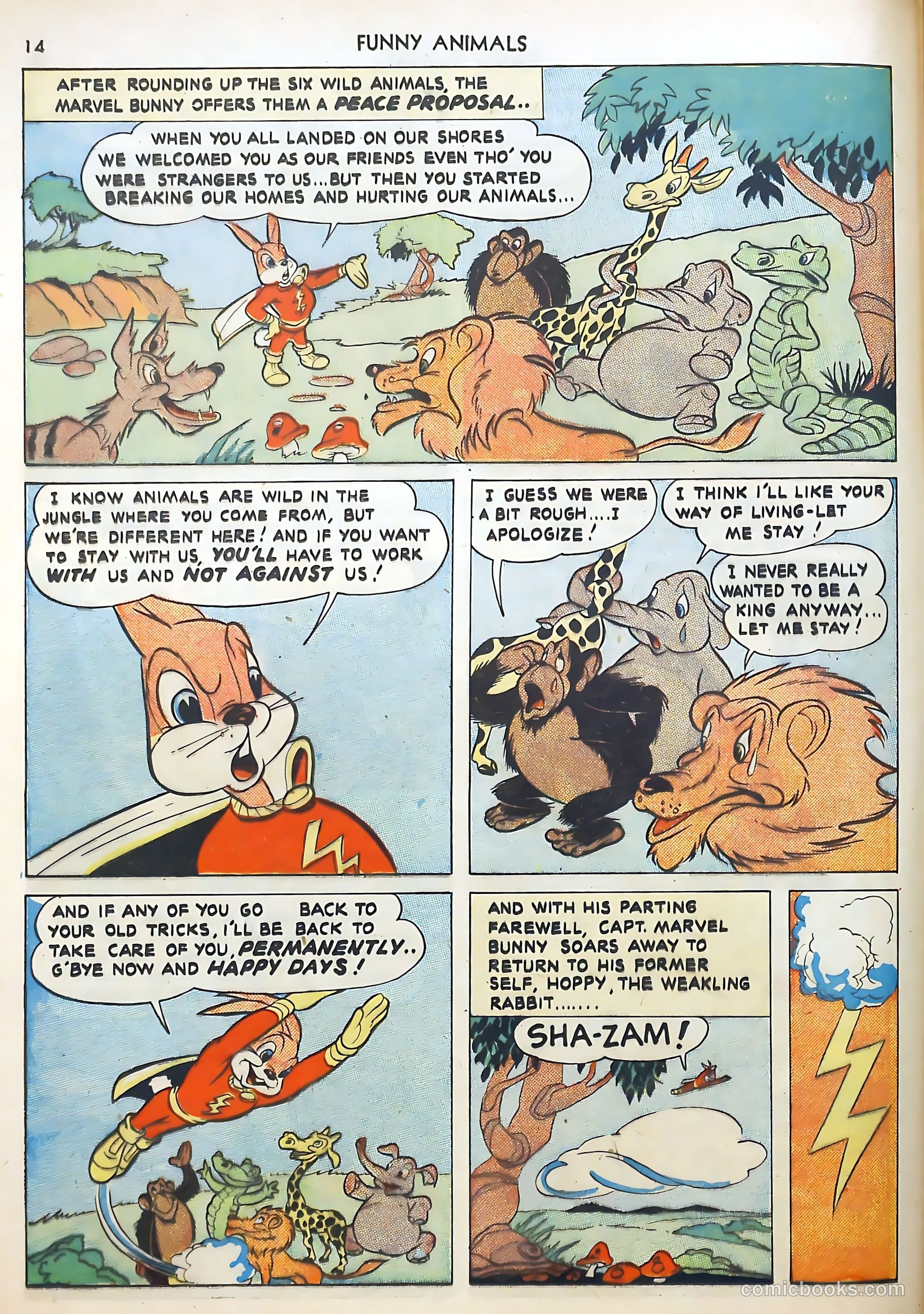 Fawcett's Funny Animals #9 (1943) — page 14 of 68