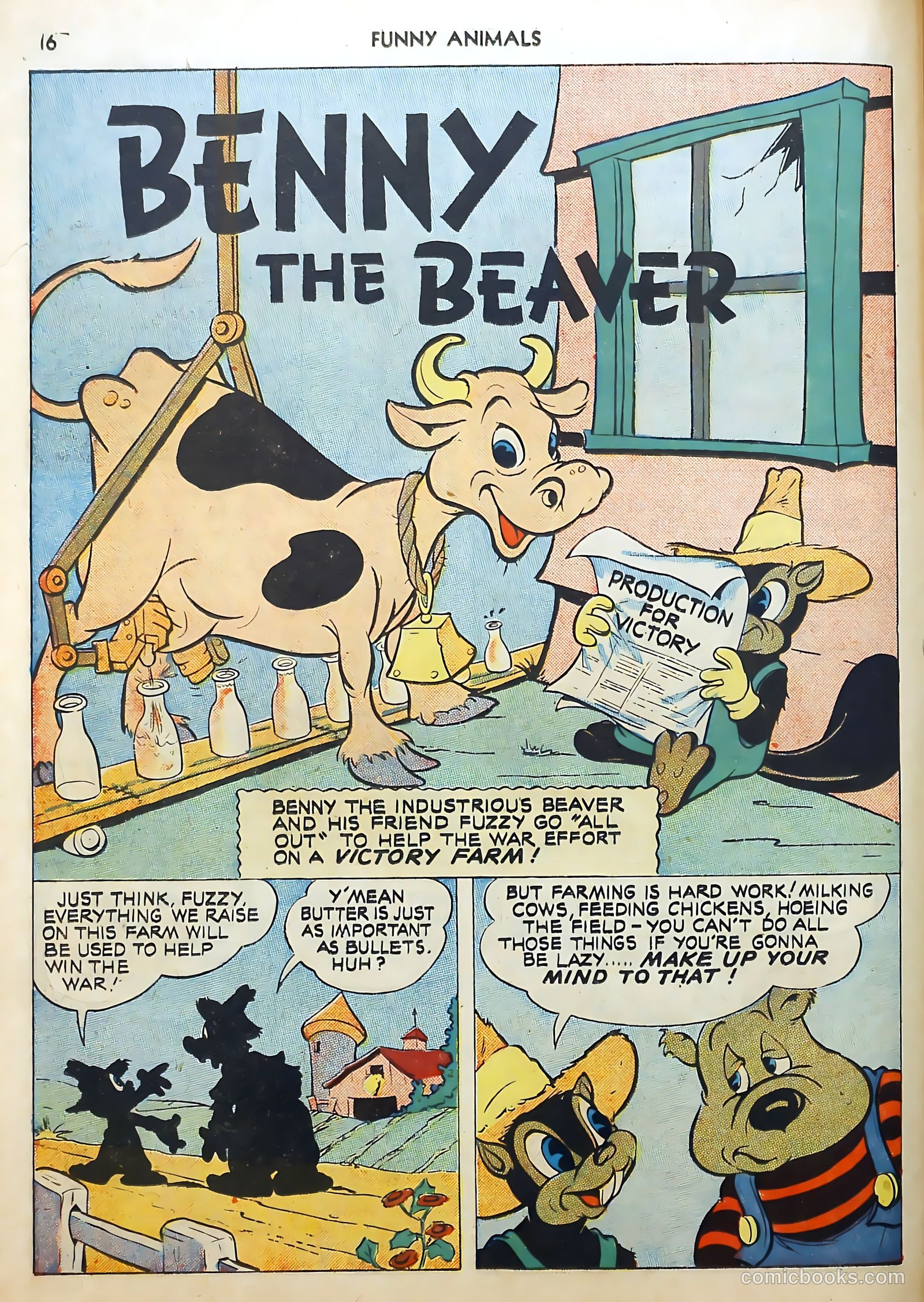 Fawcett's Funny Animals #9 (1943) — page 16 of 68