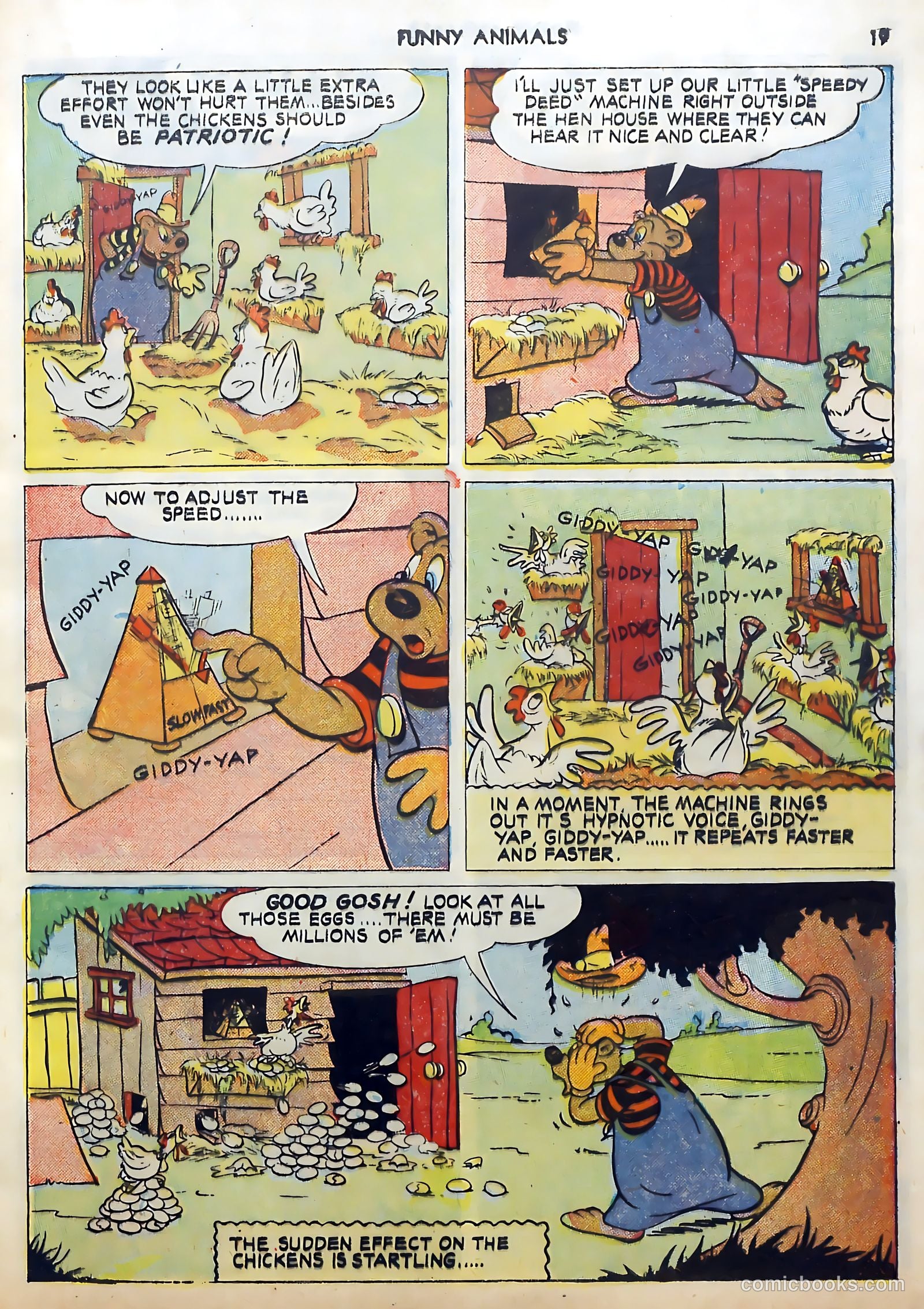 Fawcett's Funny Animals #9 (1943) — page 19 of 68