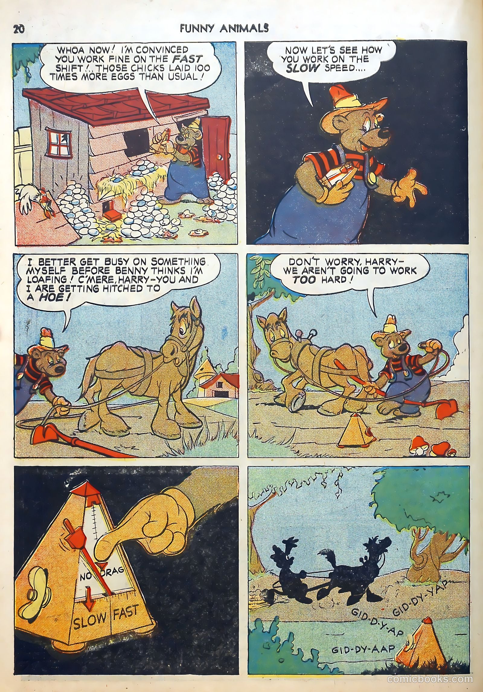 Fawcett's Funny Animals #9 (1943) — page 20 of 68