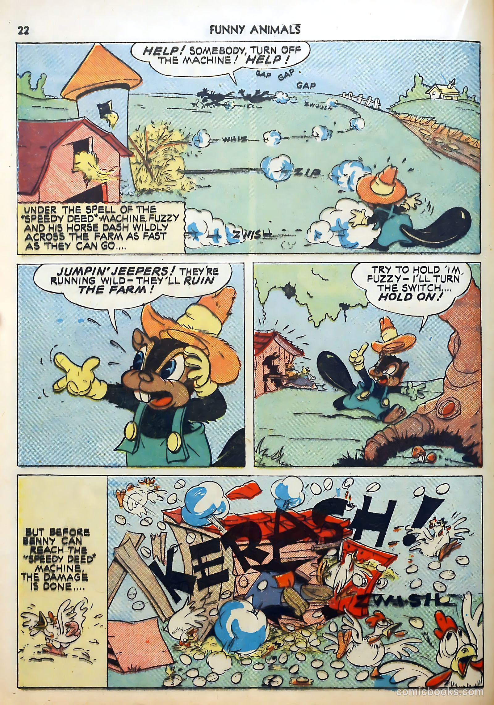 Fawcett's Funny Animals #9 (1943) — page 22 of 68