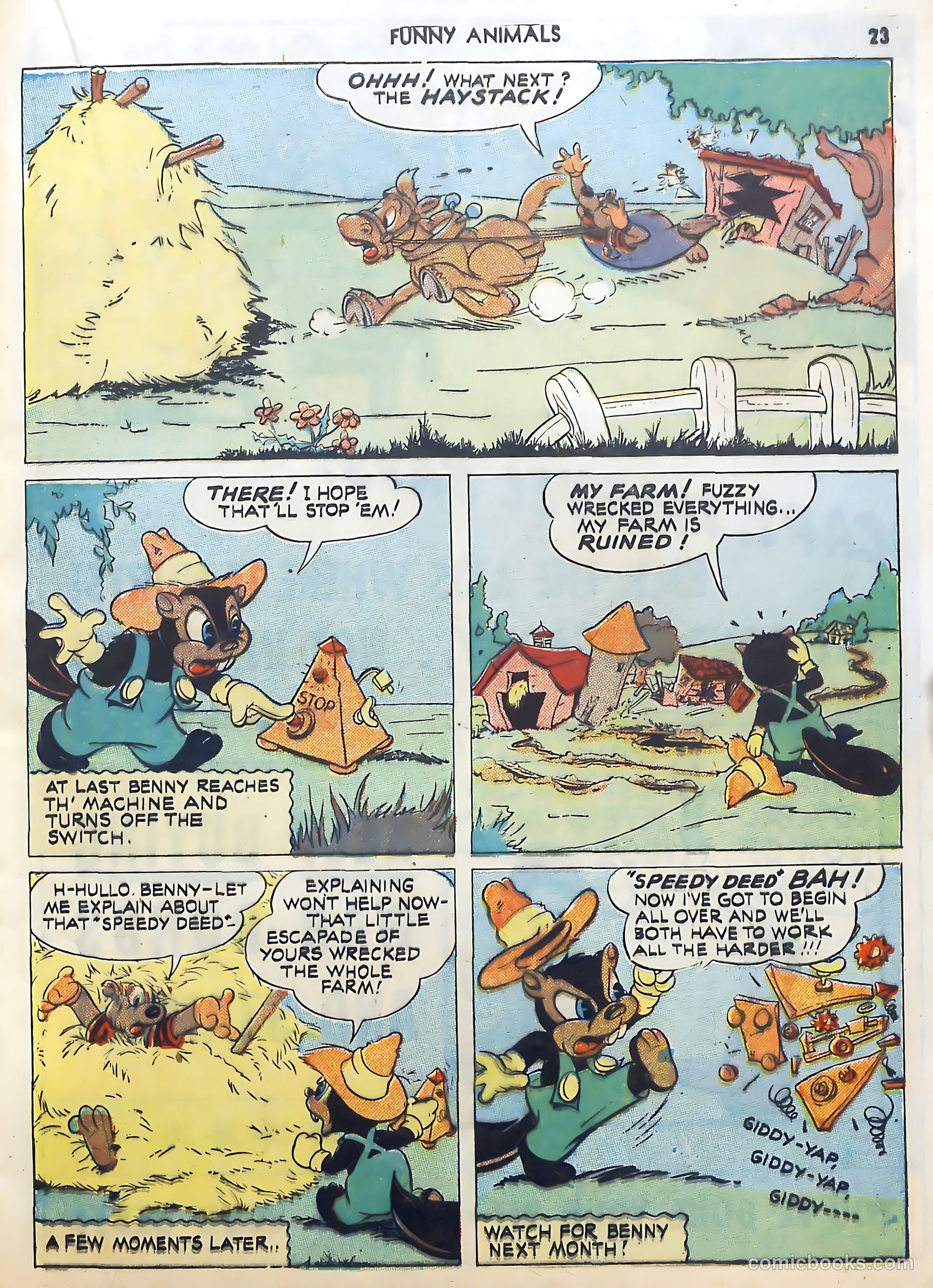 Fawcett's Funny Animals #9 (1943) — page 23 of 68