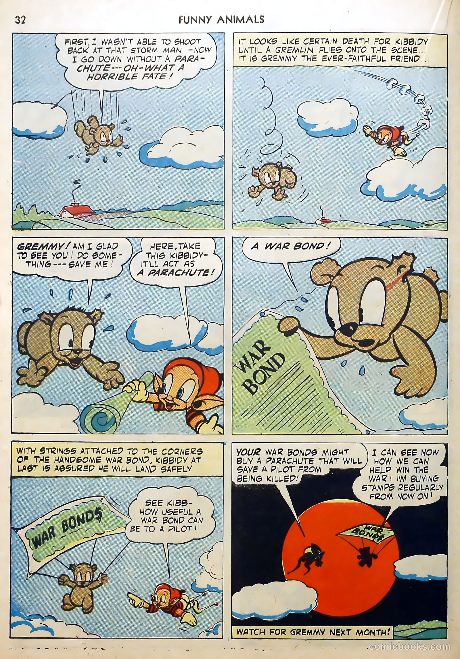 Fawcett's Funny Animals #9 (1943) — page 32 of 68