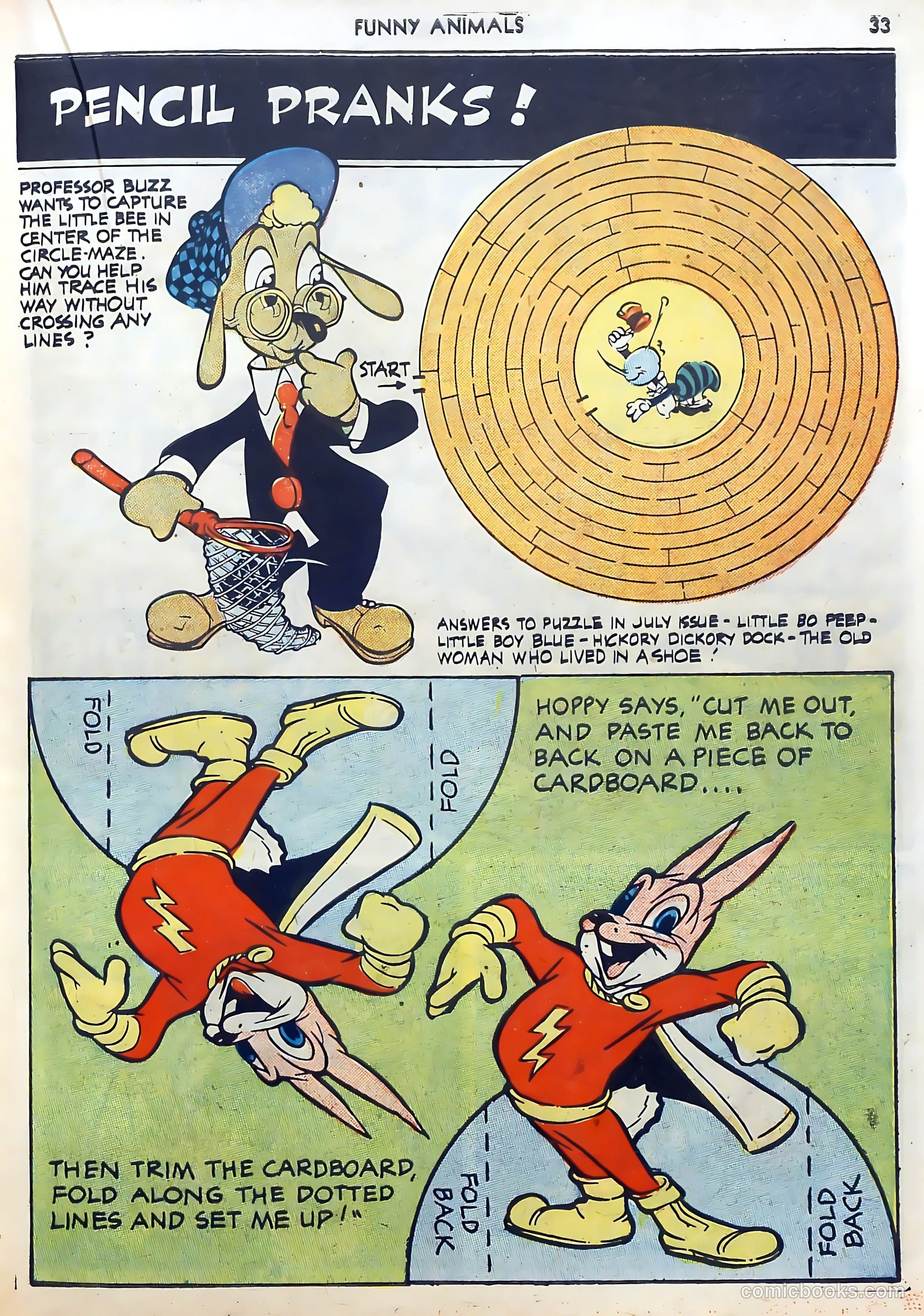 Fawcett's Funny Animals #9 (1943) — page 33 of 68