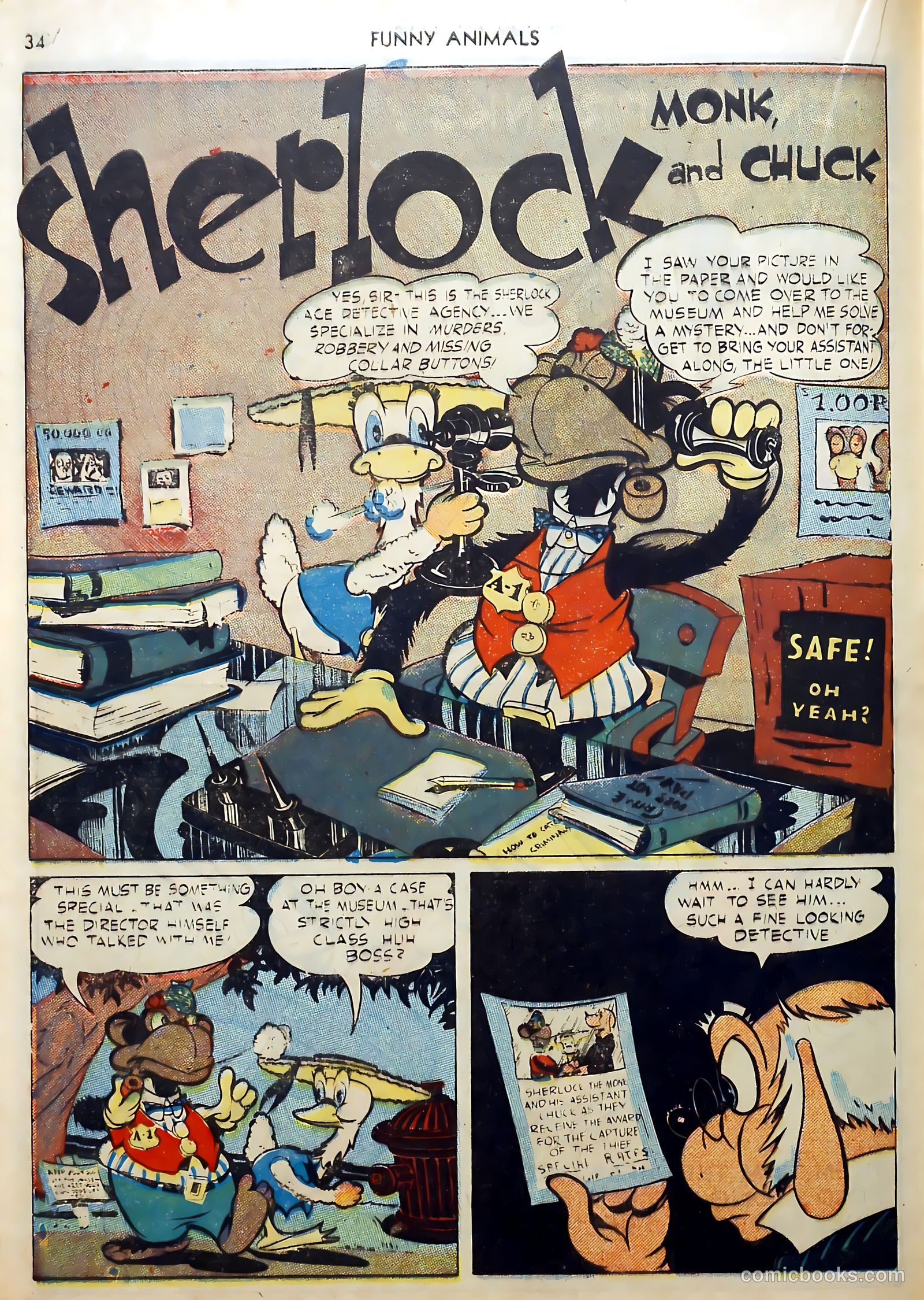 Fawcett's Funny Animals #9 (1943) — page 34 of 68