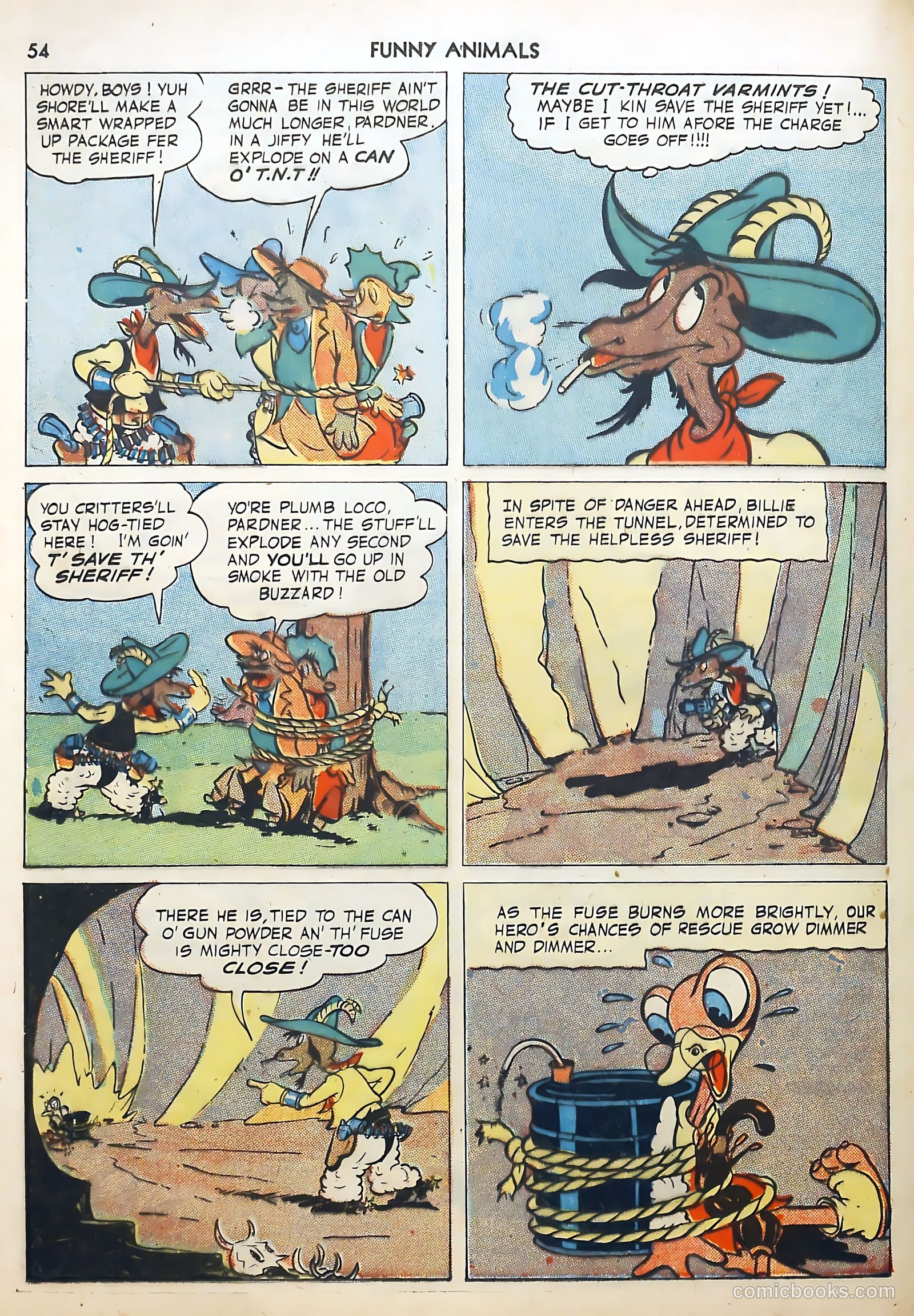 Fawcett's Funny Animals #9 (1943) — page 54 of 68