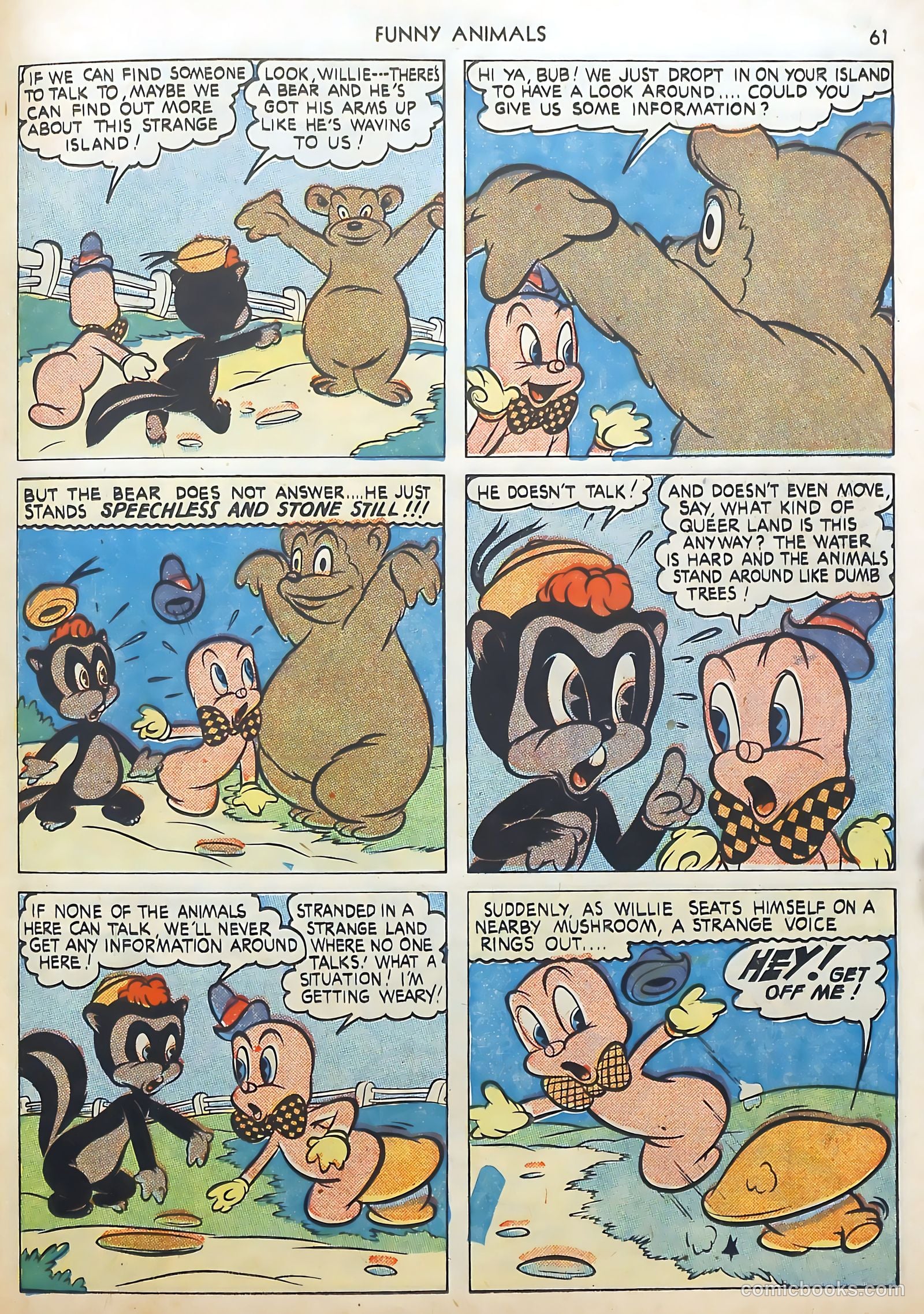 Fawcett's Funny Animals #9 (1943) — page 61 of 68