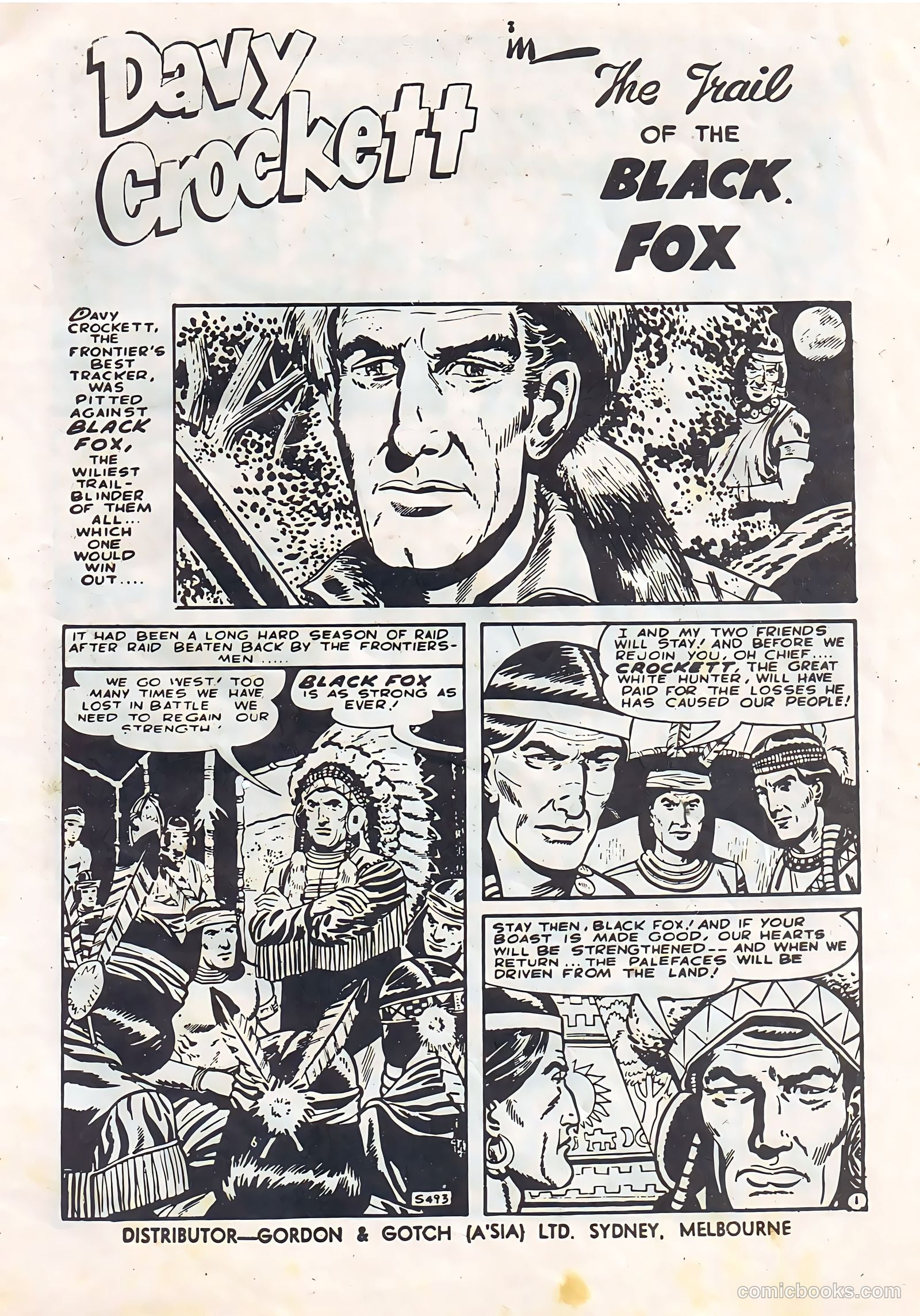 Fearless Davy Crockett #12 (1971) — page 3 of 24