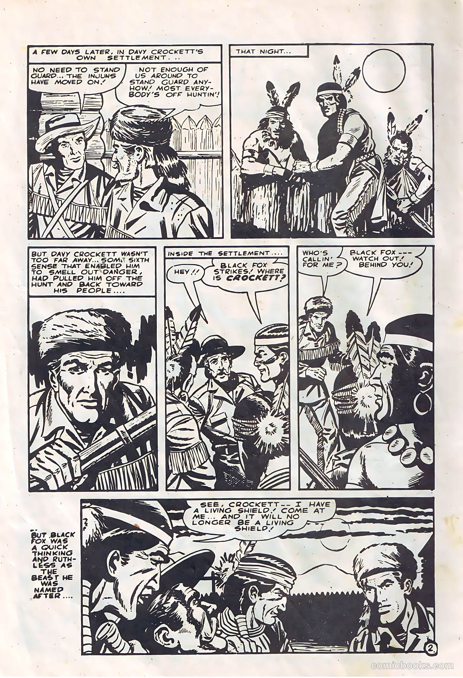 Fearless Davy Crockett #12 (1971) — page 4 of 24