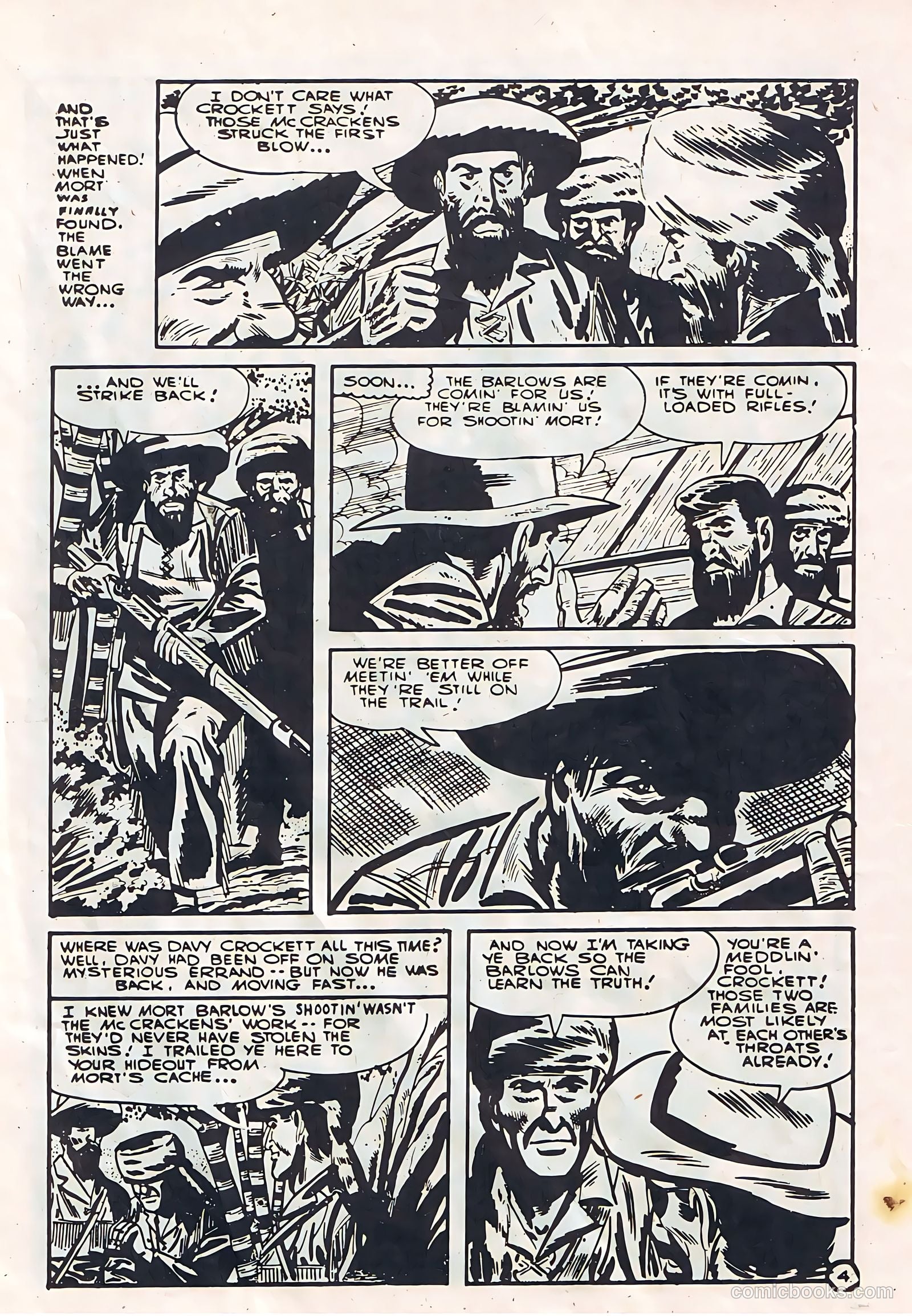 Fearless Davy Crockett #12 (1971) — page 20 of 24