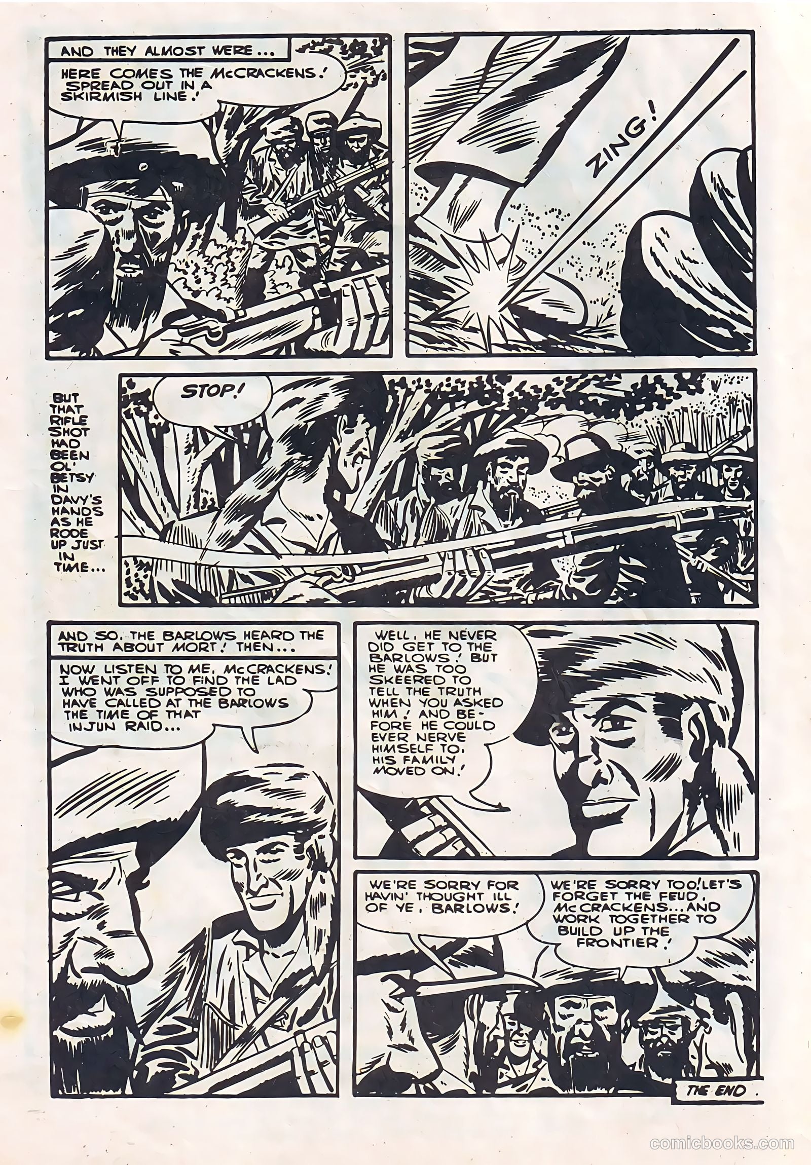Fearless Davy Crockett #12 (1971) — page 21 of 24