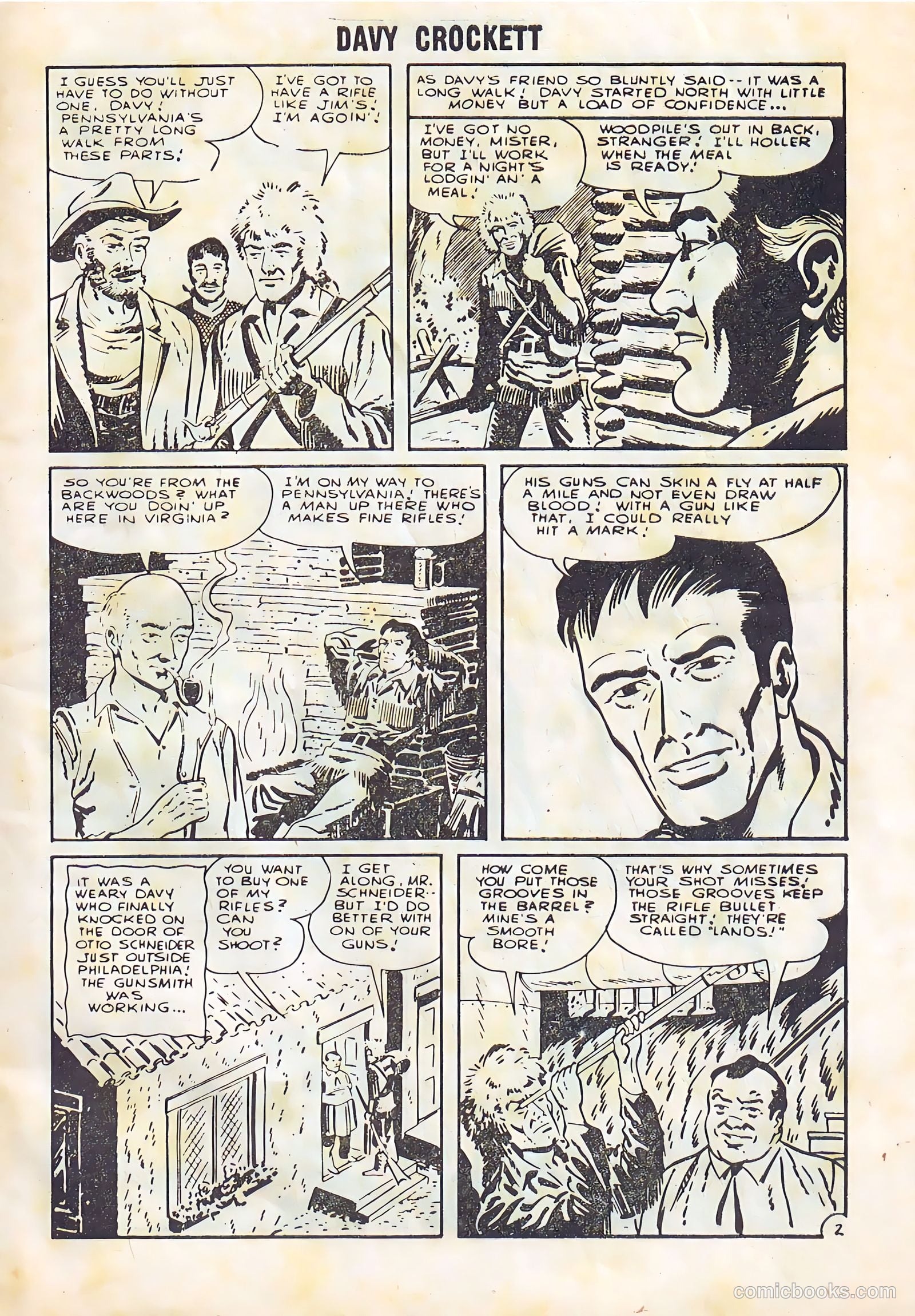 Fearless Davy Crockett #3 — page 3 of 24