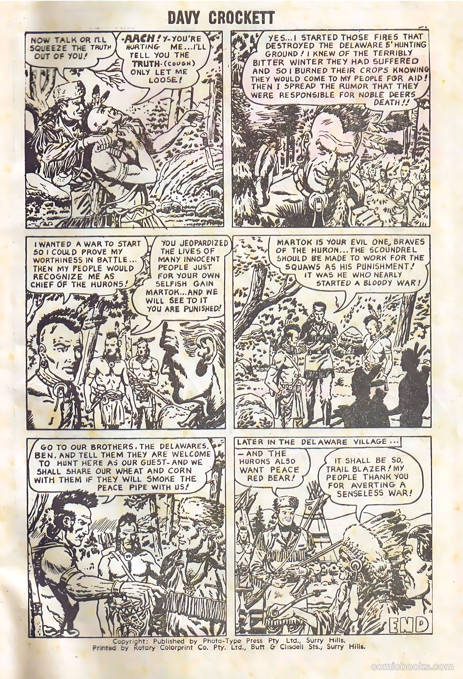 Fearless Davy Crockett #3 — page 23 of 24