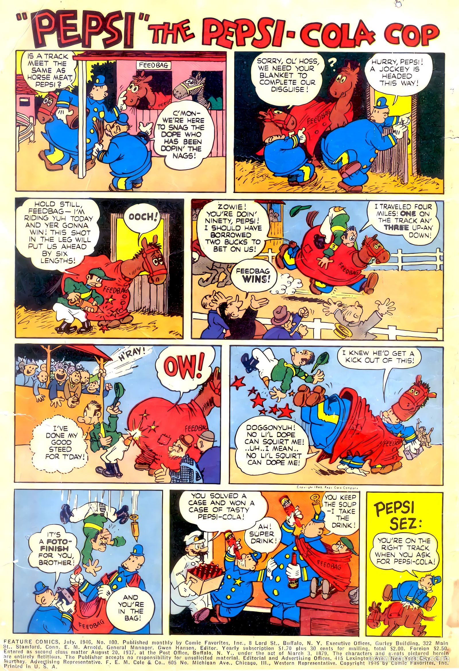 Feature Comics #100 (1946) — page 2 of 60