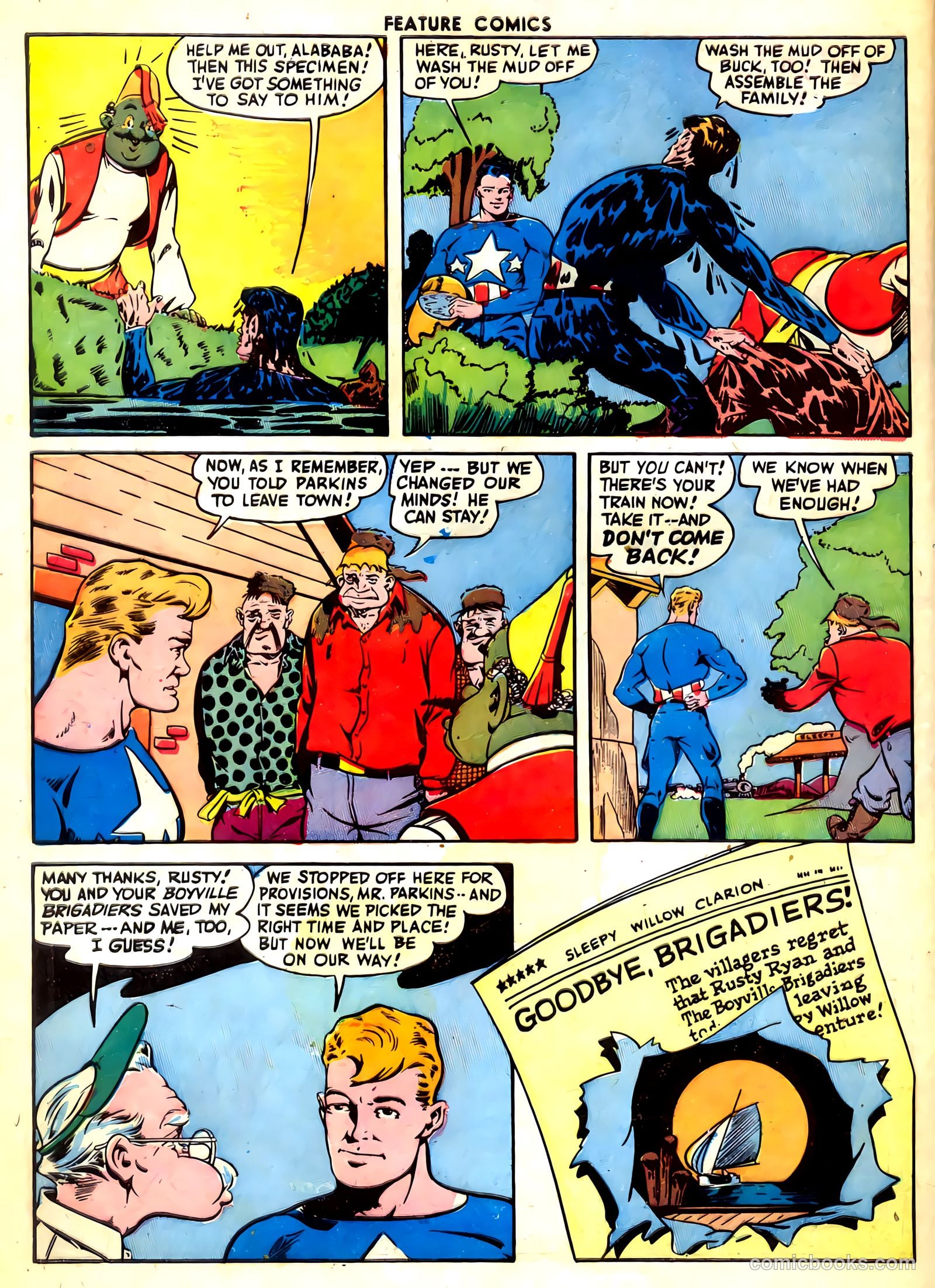 Feature Comics #100 (1946) — page 58 of 60