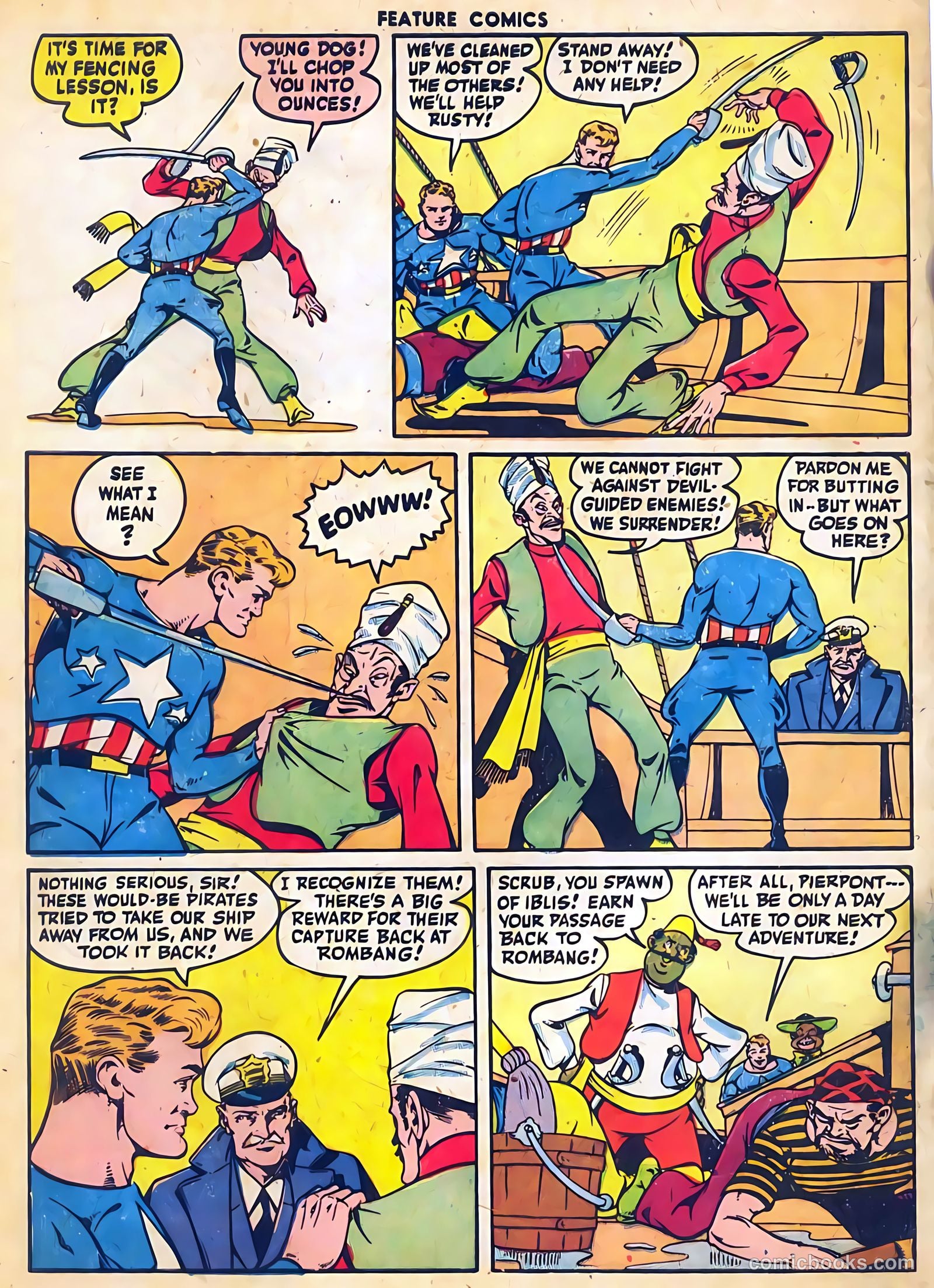 Feature Comics #102 (1946) — page 58 of 60